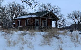 Kathie M.'s photo of a cabin at Beach Campground — Holland State Park near Sparta, MI
