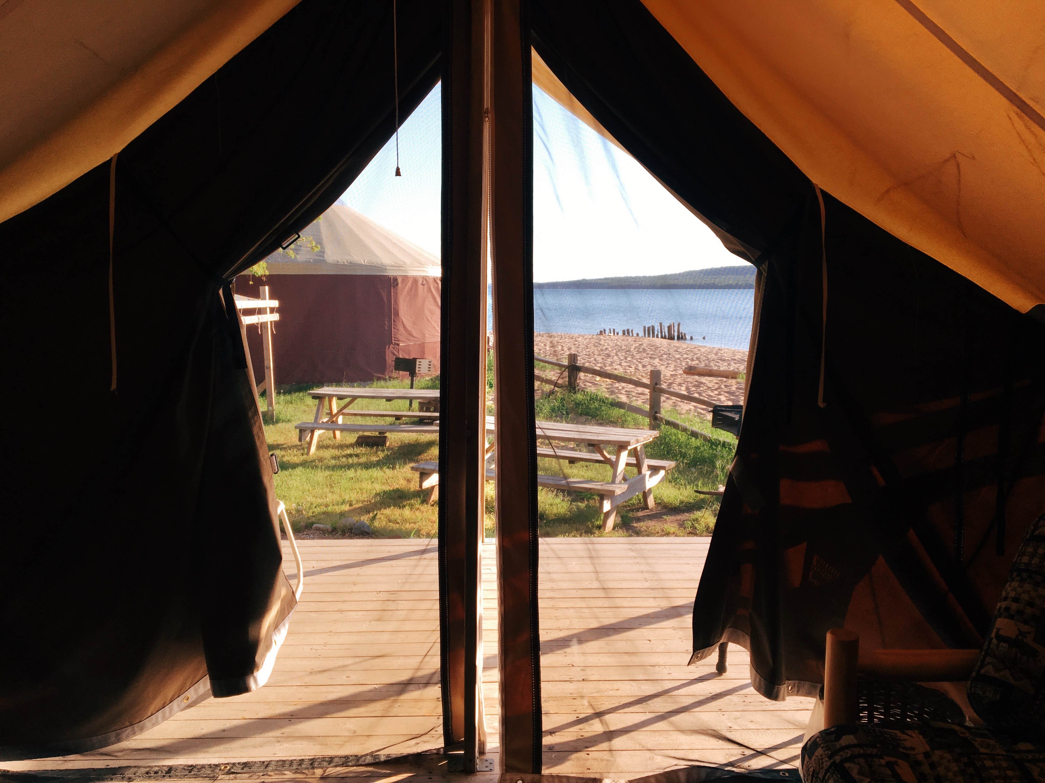 Camper-submitted photo at Uncle Ducky's Paddlers Village near Eben Junction, MI