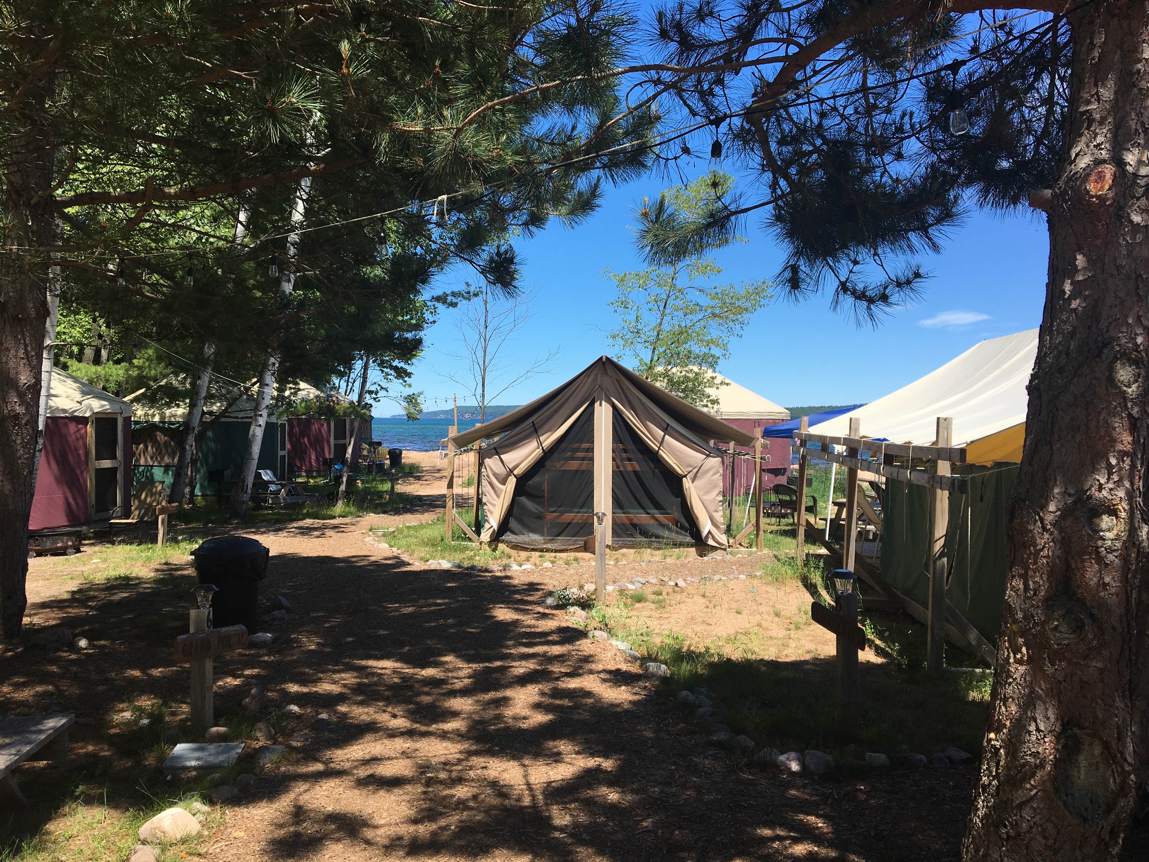 Camper-submitted photo at Uncle Ducky's Paddlers Village near Eben Junction, MI