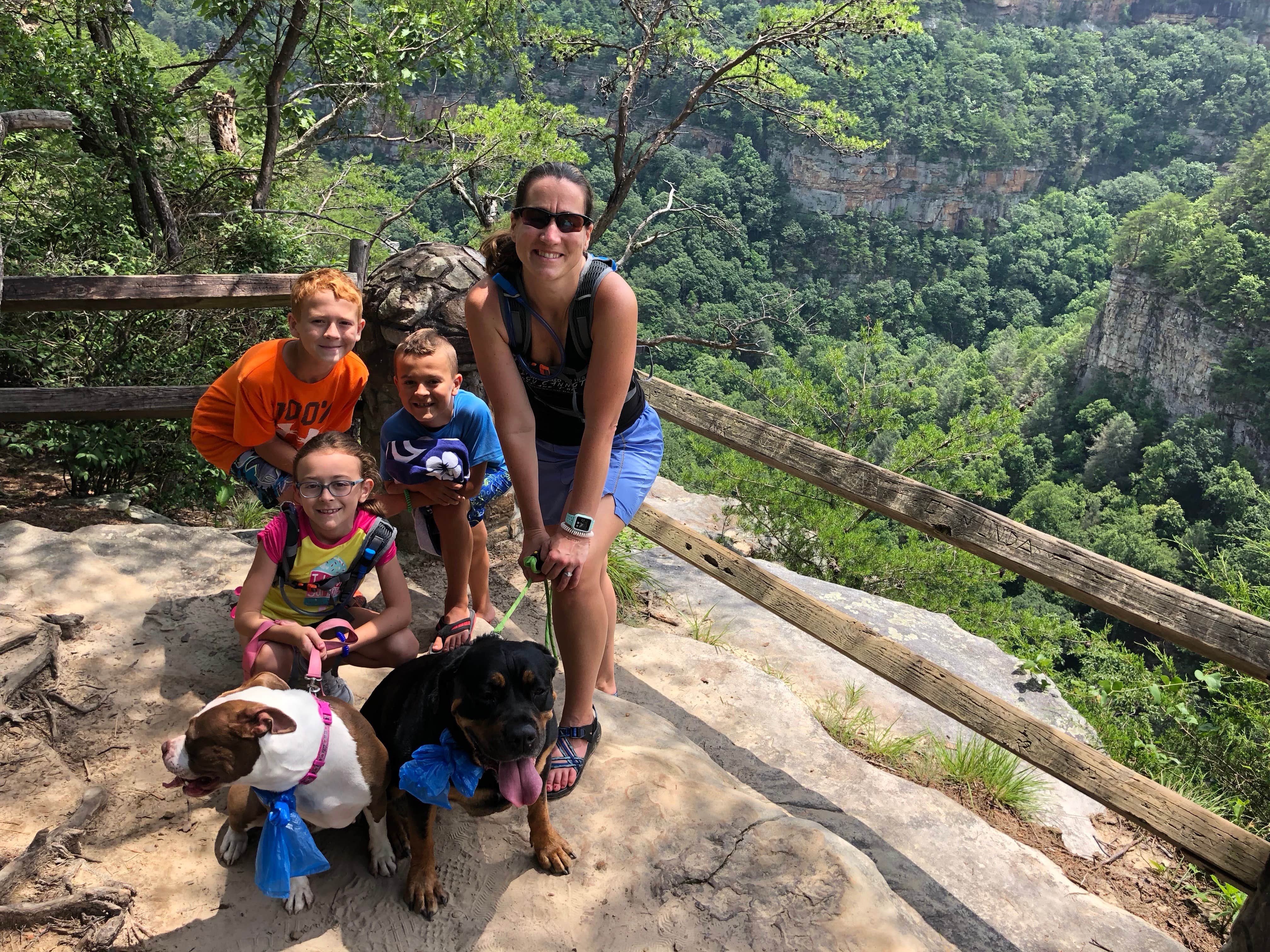 Kim S.'s photo of camping with pets at Cloudland Canyon State Park Campground near White Oak, GA