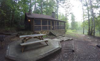 Jessica S.'s photo of glamping accommodations at Oconee State Park Campground near Toccoa, GA