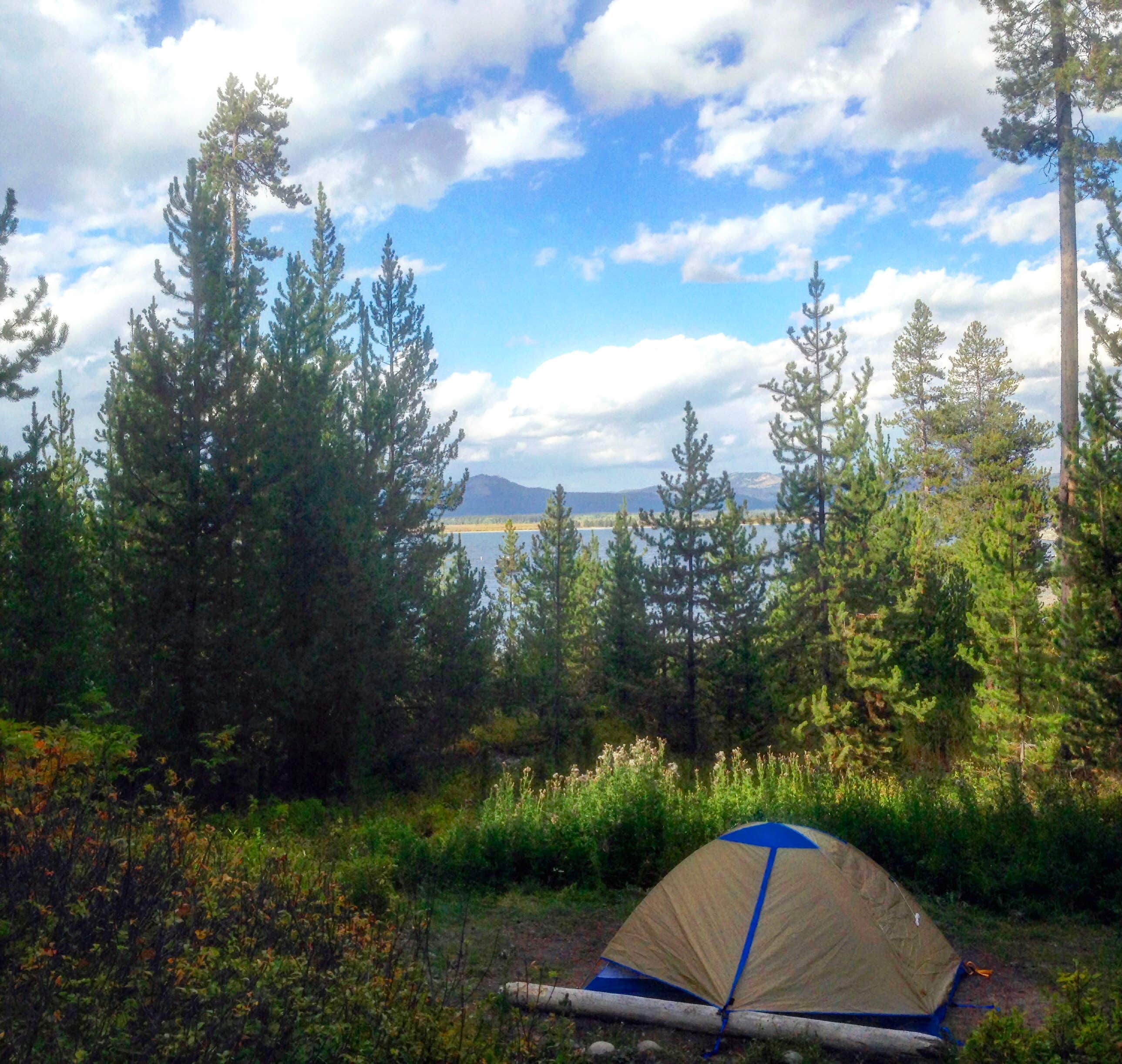 Jennifer L.'s photo of tent camping at Jenny Lake Campground — Grand Teton National Park near Bridger-Teton National Forest