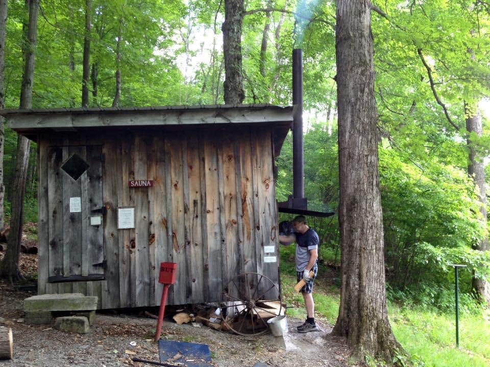 Jeff M.'s photo of a cabin at Privacy Campground near Whately, MA