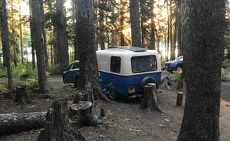 Kevin D.'s photo of rv camping at Takhlakh Lake Campground near Gifford Pinchot National Forest