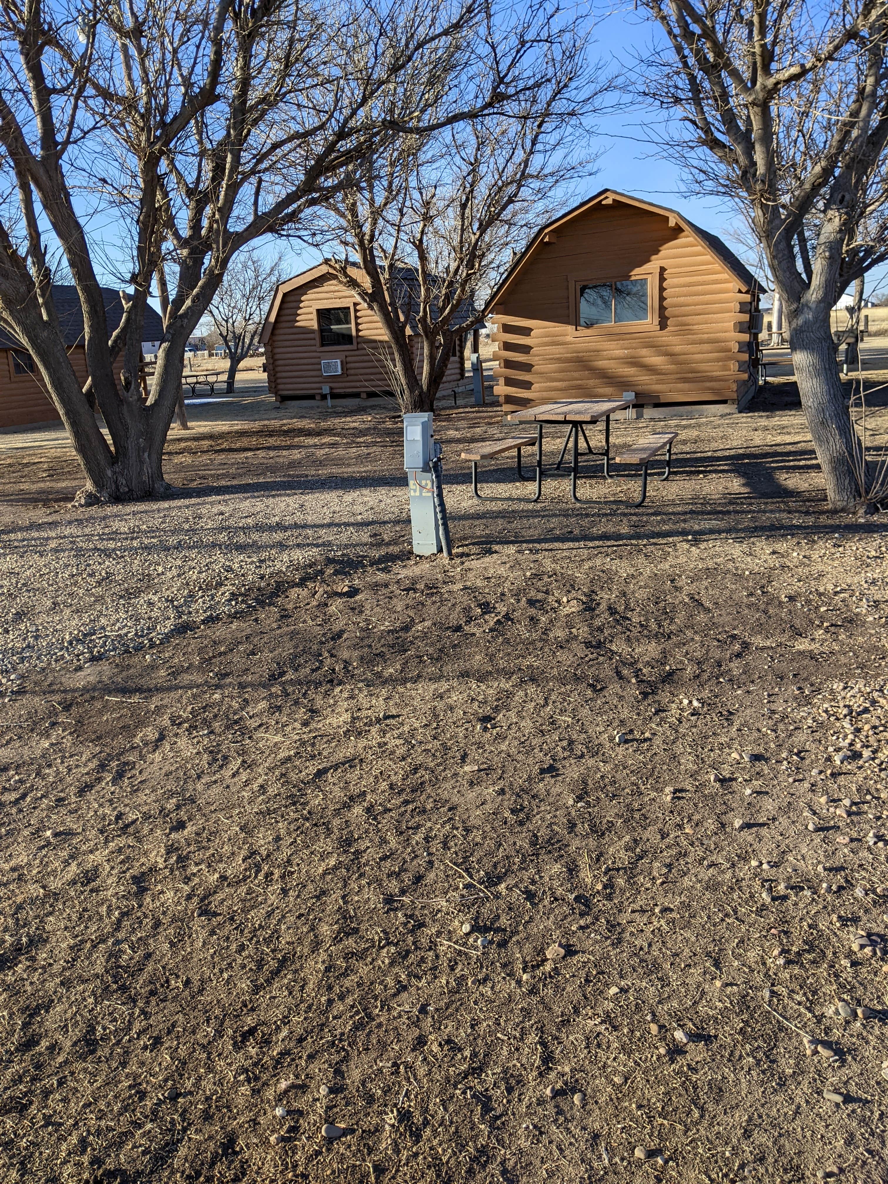 E. M.'s photo of glamping accommodations at Amarillo KOA near Lake Meredith National Recreation Area
