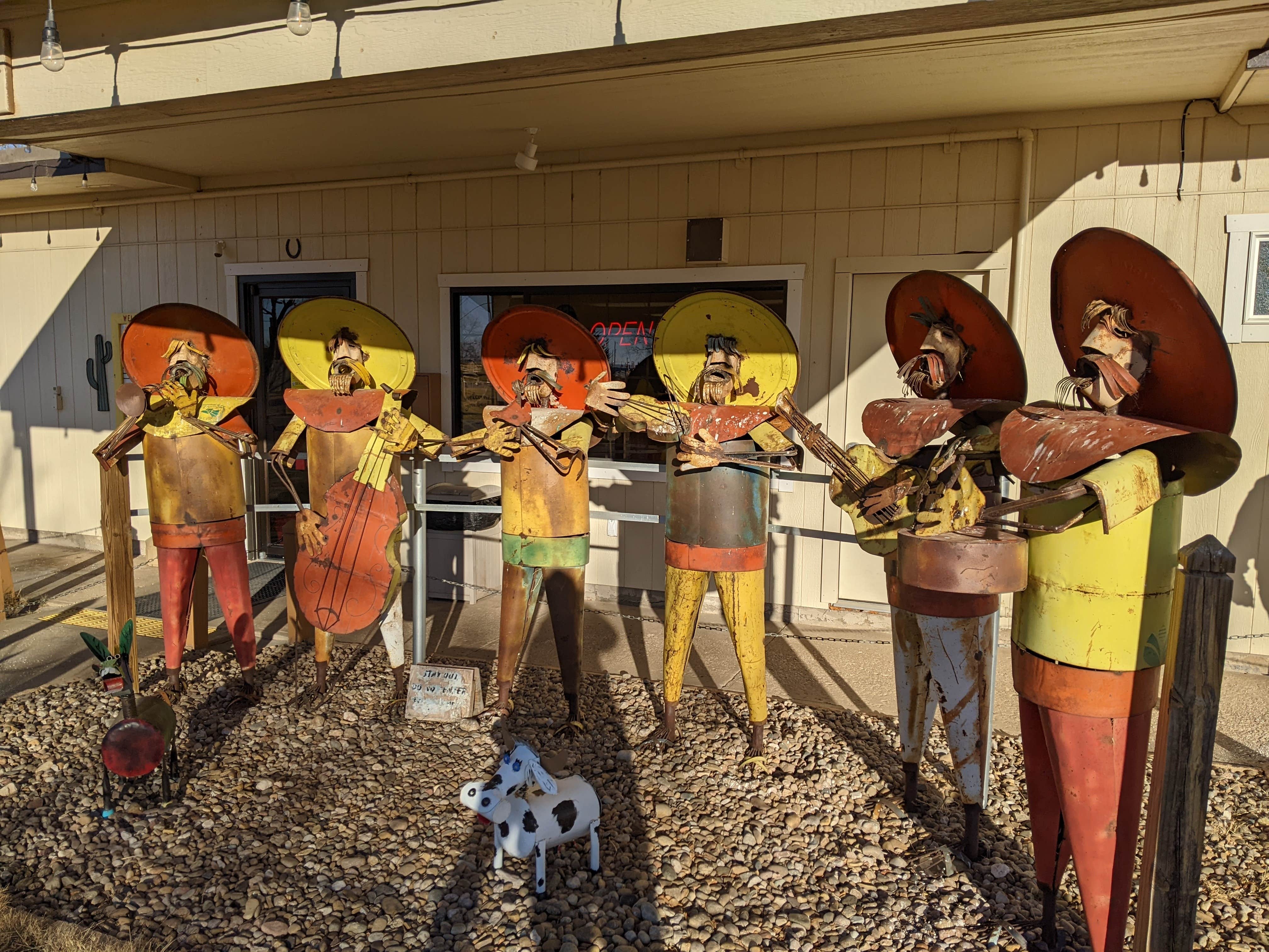 E. M.'s photo of camping with pets at Amarillo KOA near Fritch, TX