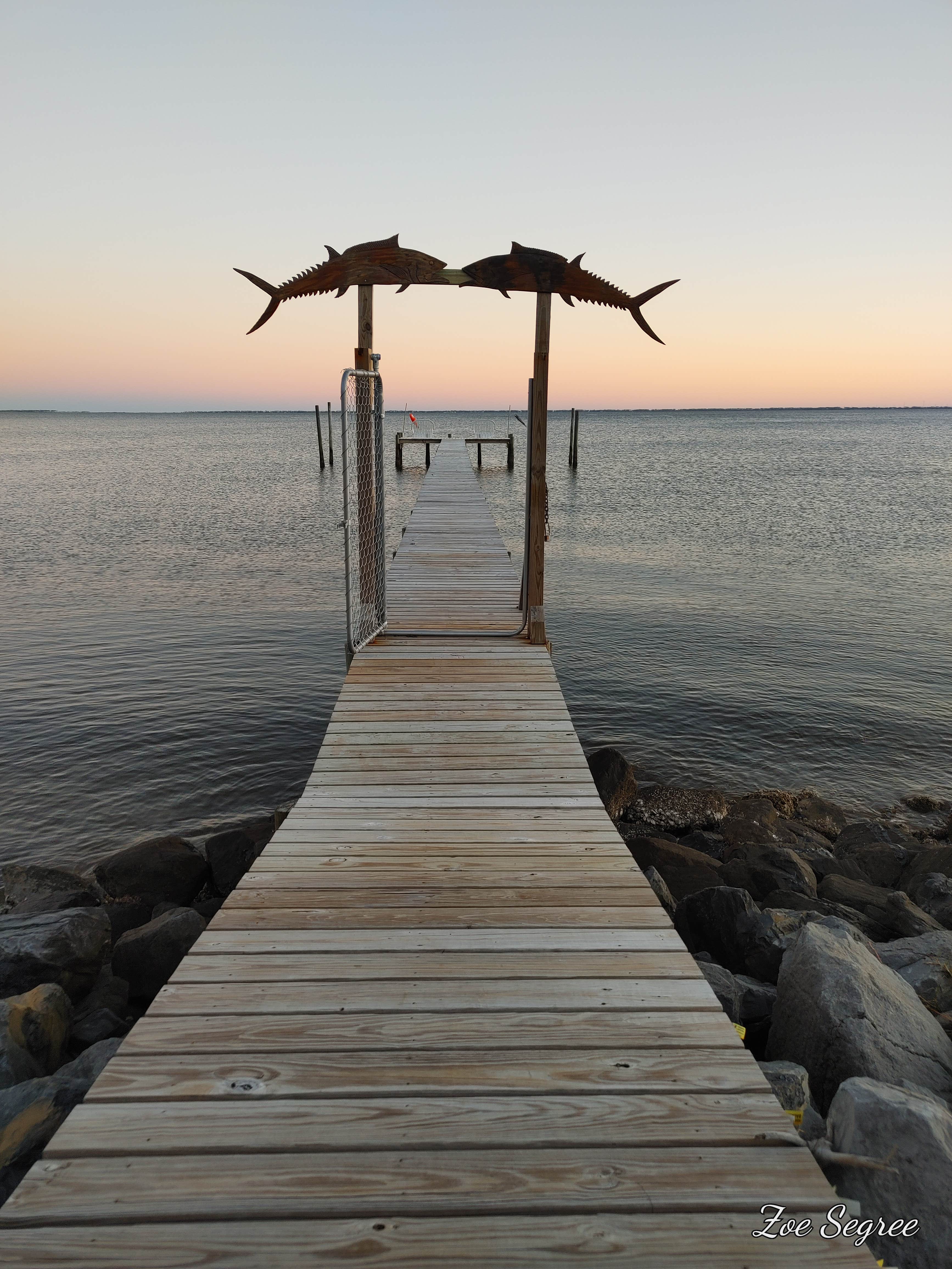 Camper-submitted photo at Magnolias by the Bay private RV site + Dock near Eastpoint, FL