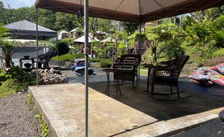 Annie E.'s photo of tent camping at Soil to Soul - PERMANENTLY CLOSED in Hawaii