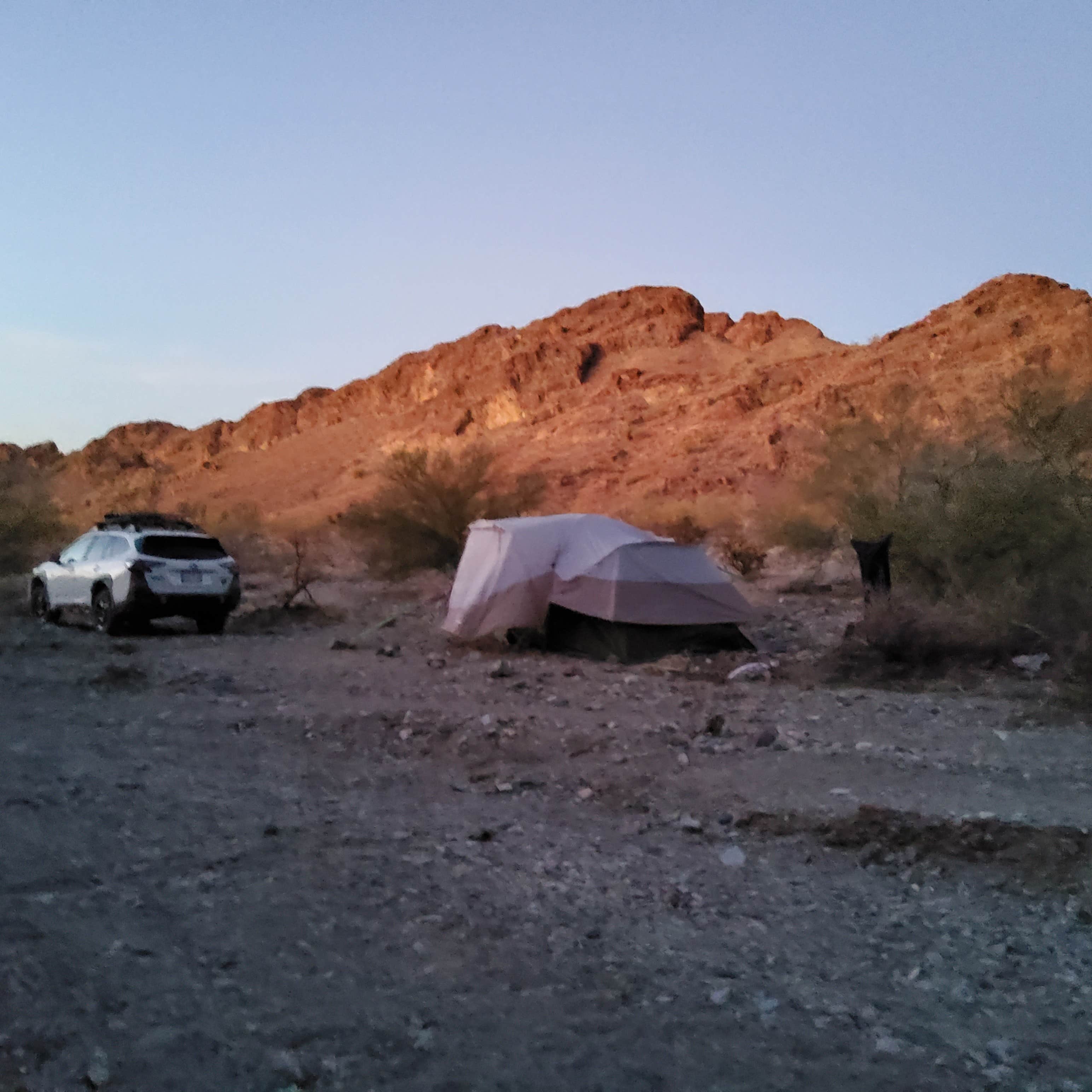 Kathy M.'s photo of a dispersed camping area at Craggy Wash - Dispersed Camping Area near Oatman, AZ