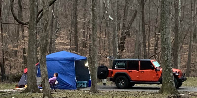 Camper submitted image from Lakefront Campground — Nathan Bedford Forrest State Park