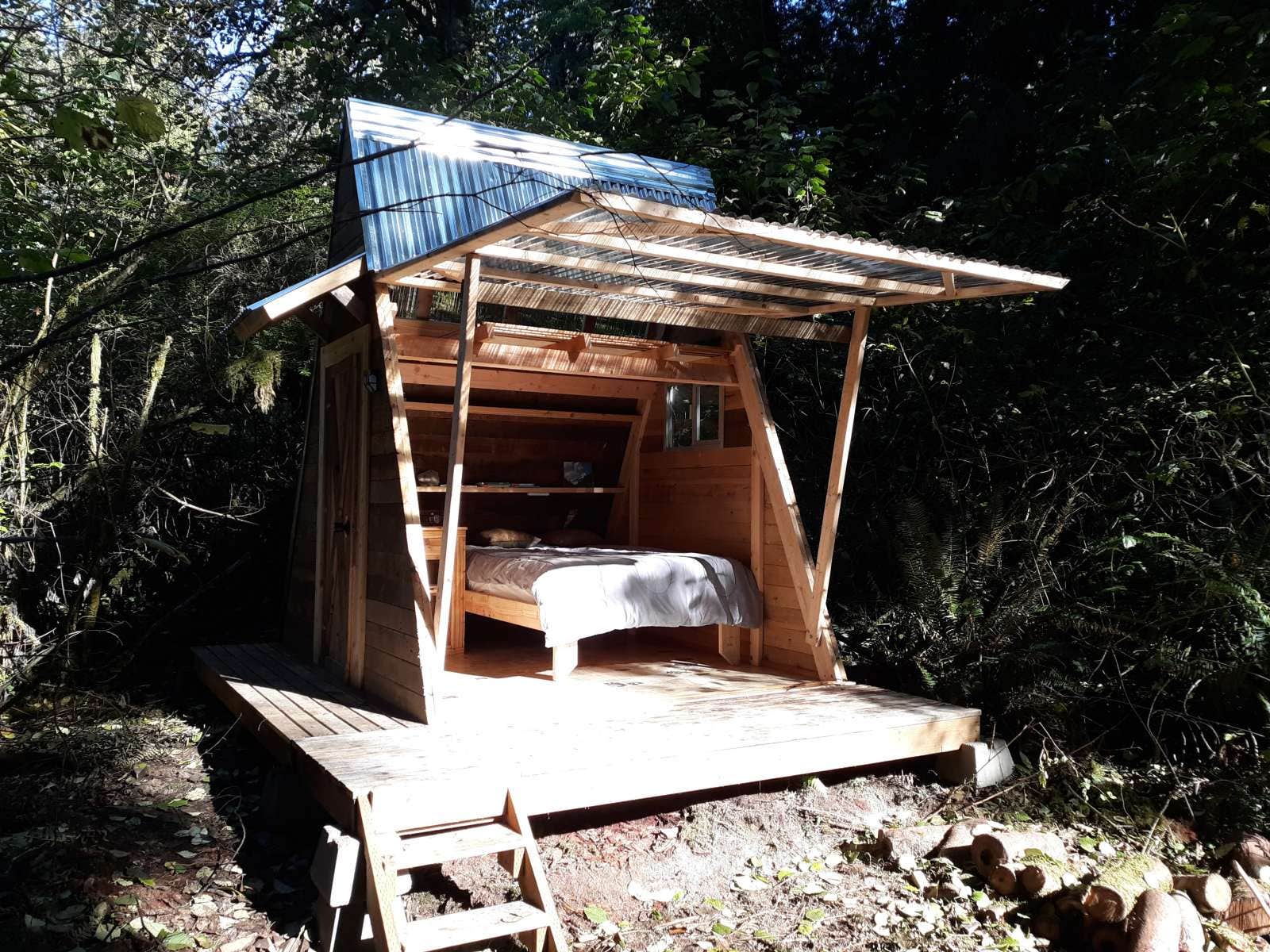 Tanya B.'s photo of a cabin at Hollyhock Farm near Mt. Baker-Snoqualmie National Forest