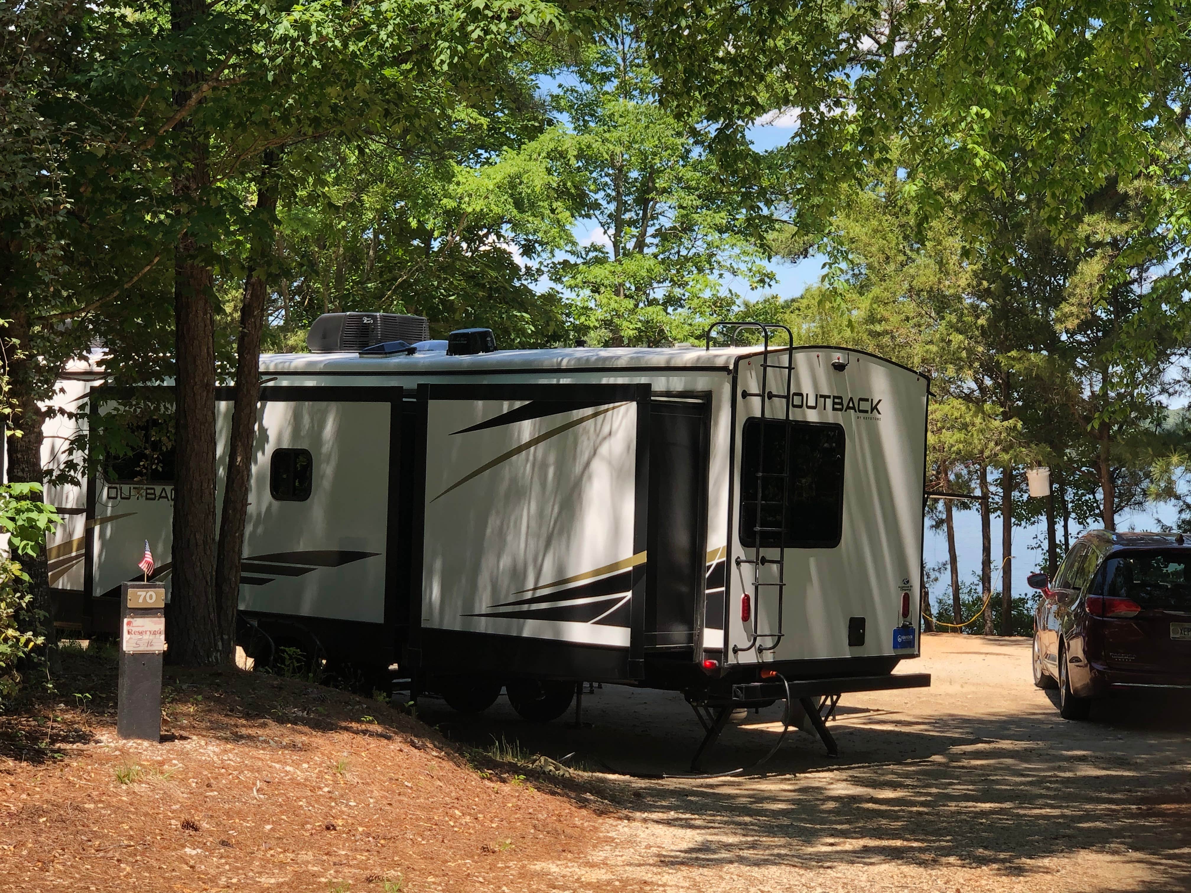 Elizabeth W.'s photo of rv camping at Winfield - J Strom Thurmond Lake near Woodland, GA