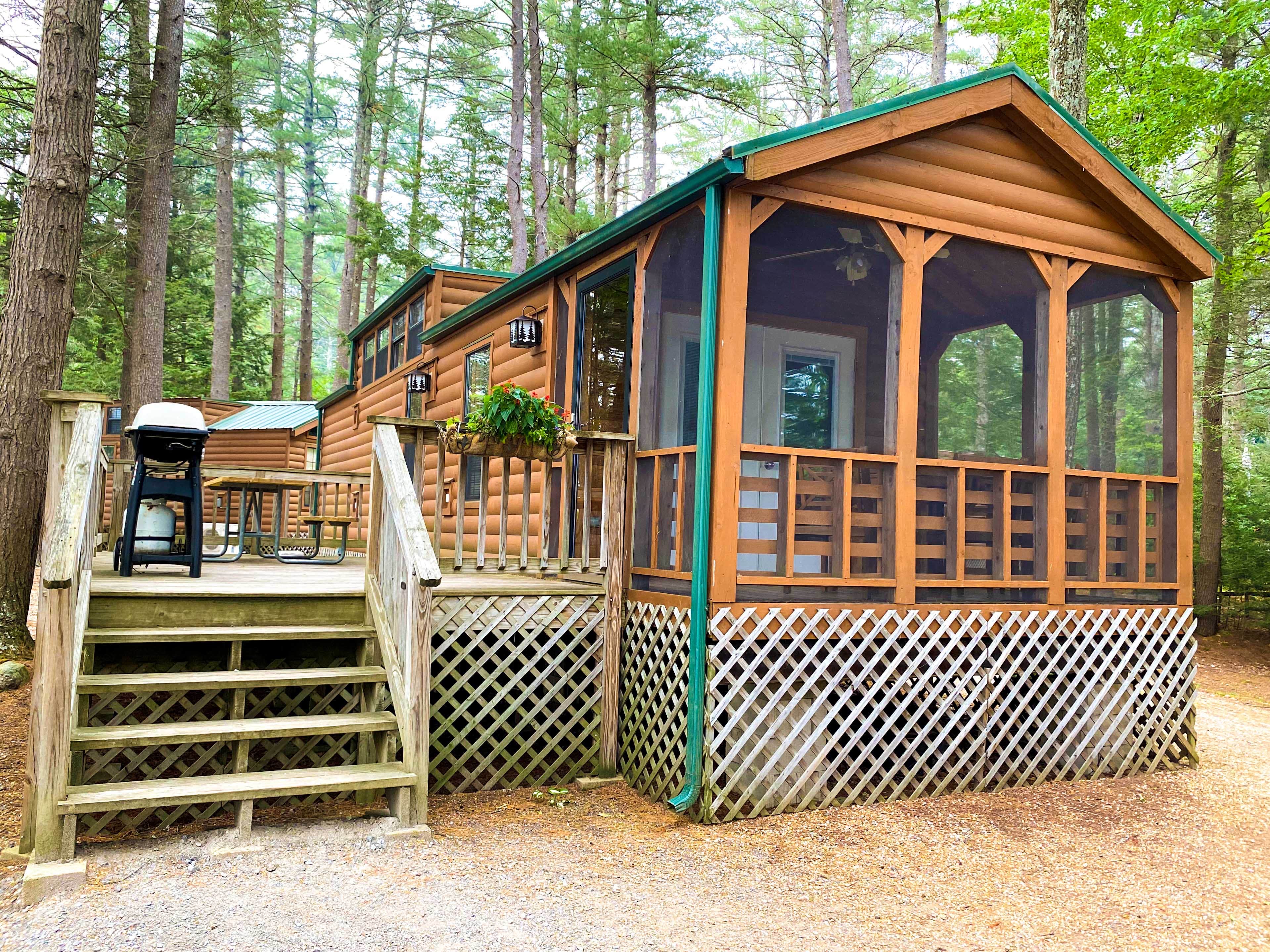 Corey's photo of a cabin at Pine Acres Family Camping Resort near Whately, MA