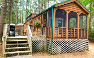 Corey's photo of a cabin at Pine Acres Family Camping Resort near Brookfield, MA