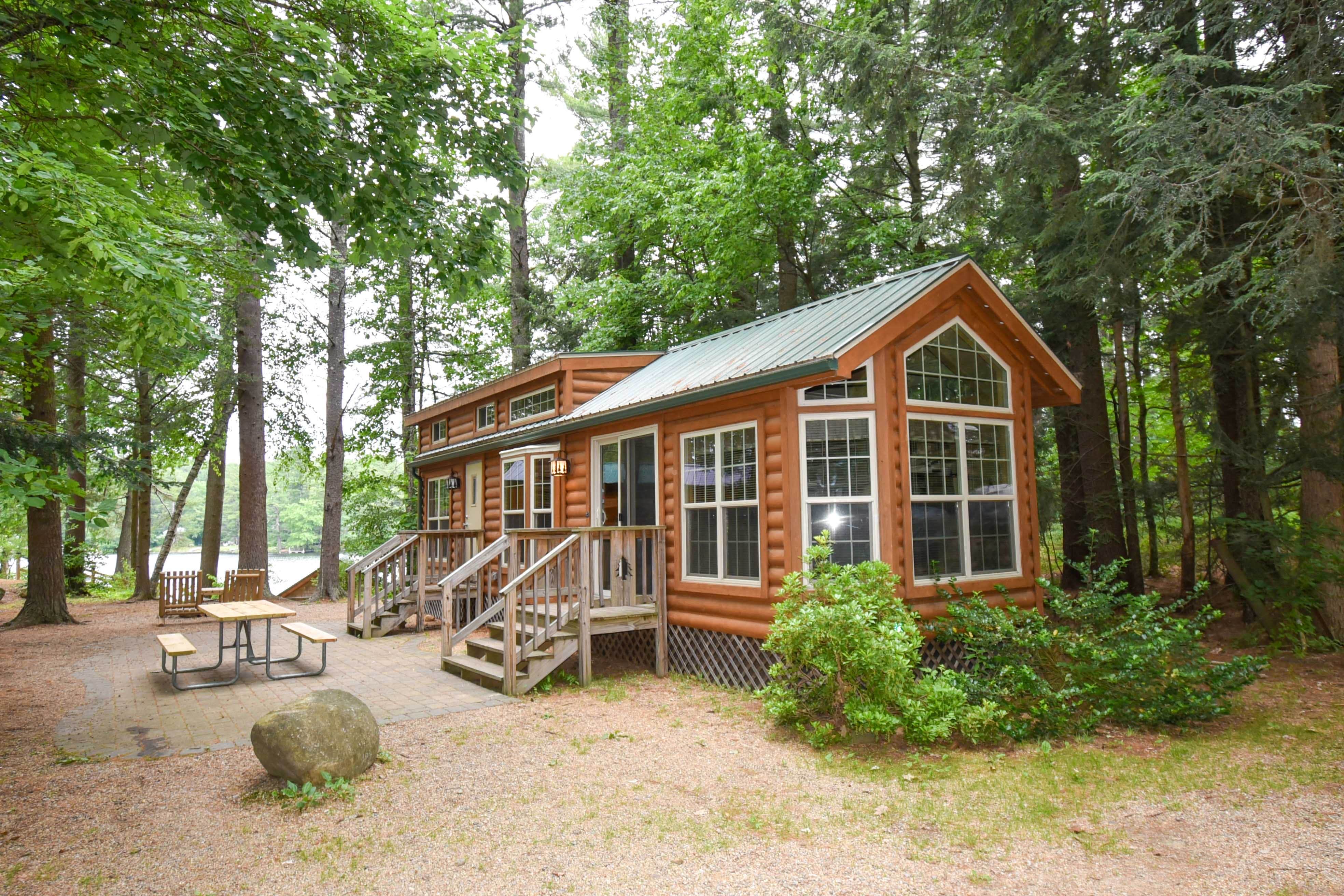 Corey's photo of a cabin at Pine Acres Family Camping Resort near Millers Falls, MA