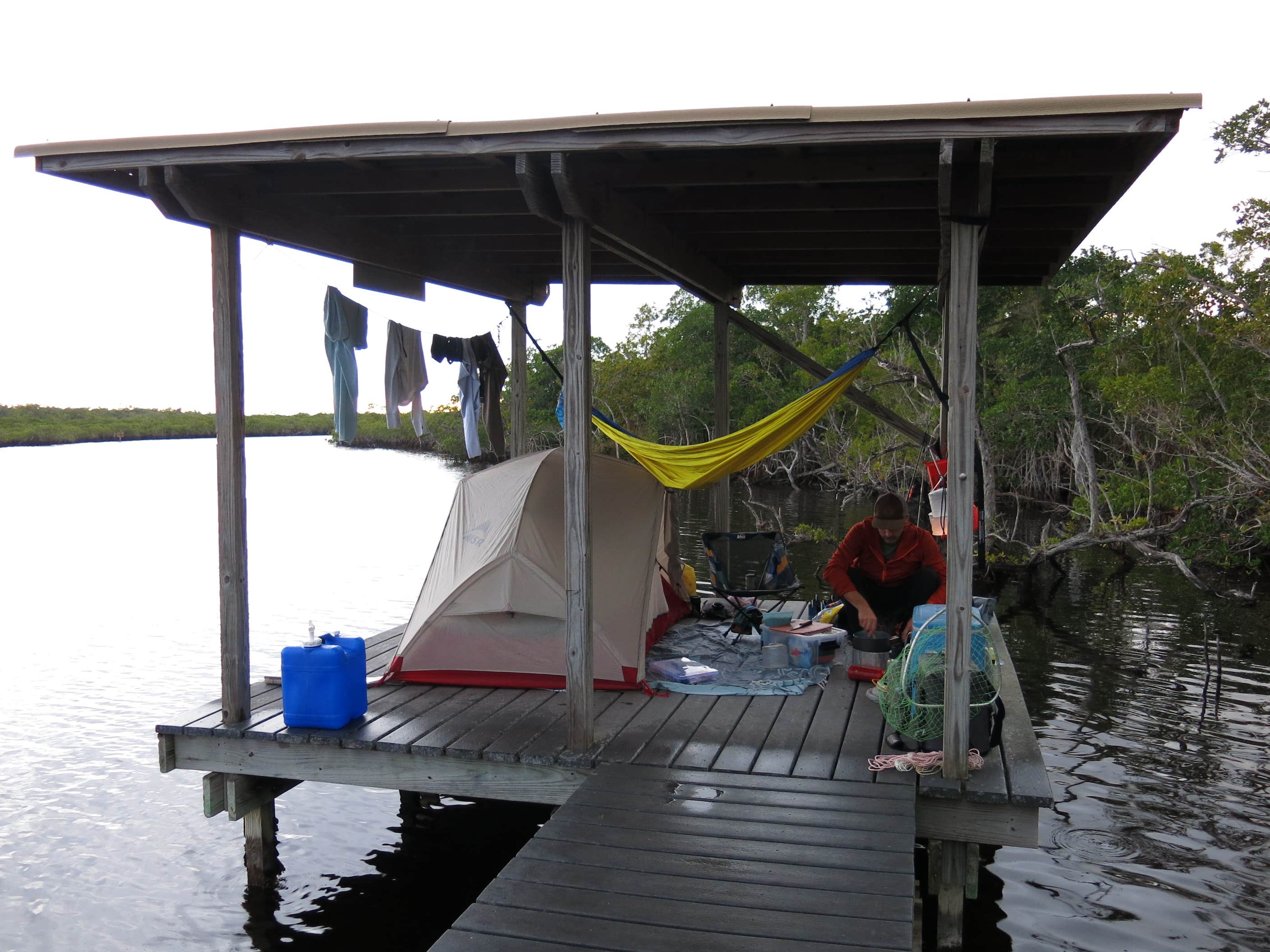 Camper-submitted photo at Backcountry Lane Bay Chickee — Everglades National Park near Florida City, FL