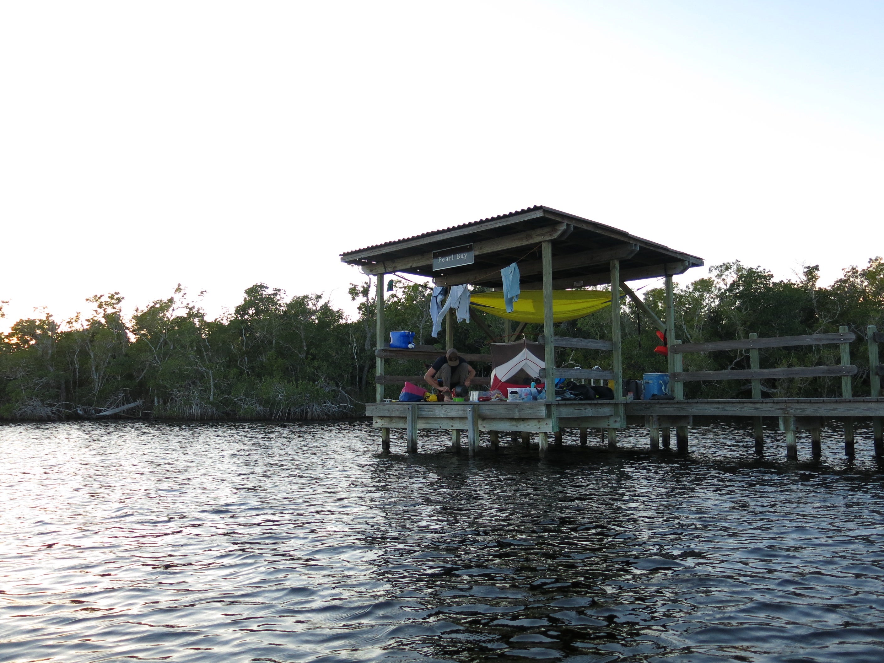 Camper submitted image from Backcountry Lane Bay Chickee — Everglades National Park - 2