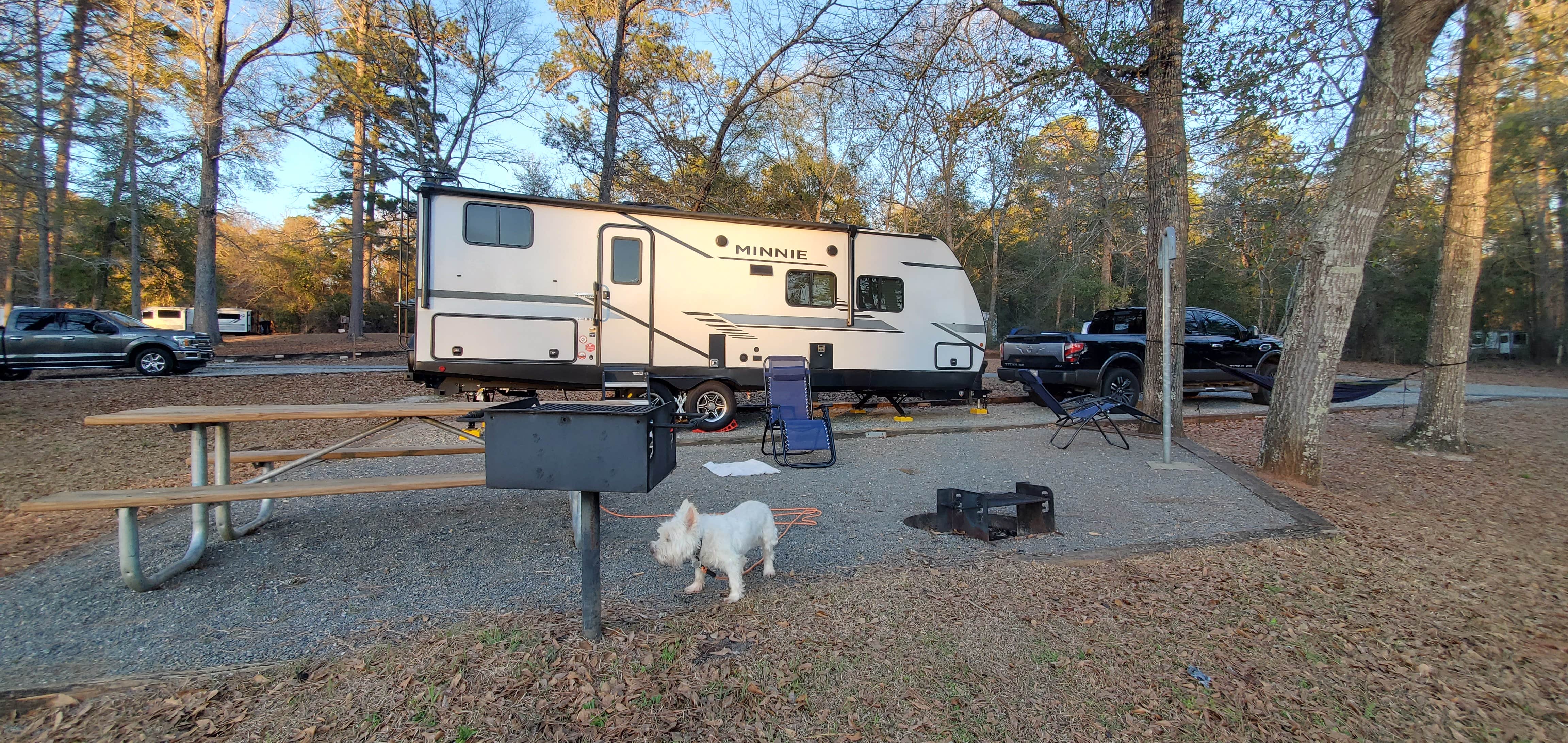 Sarah F.'s photo of camping with pets at Kolomoki Mounds State Park Campground near Albany, GA