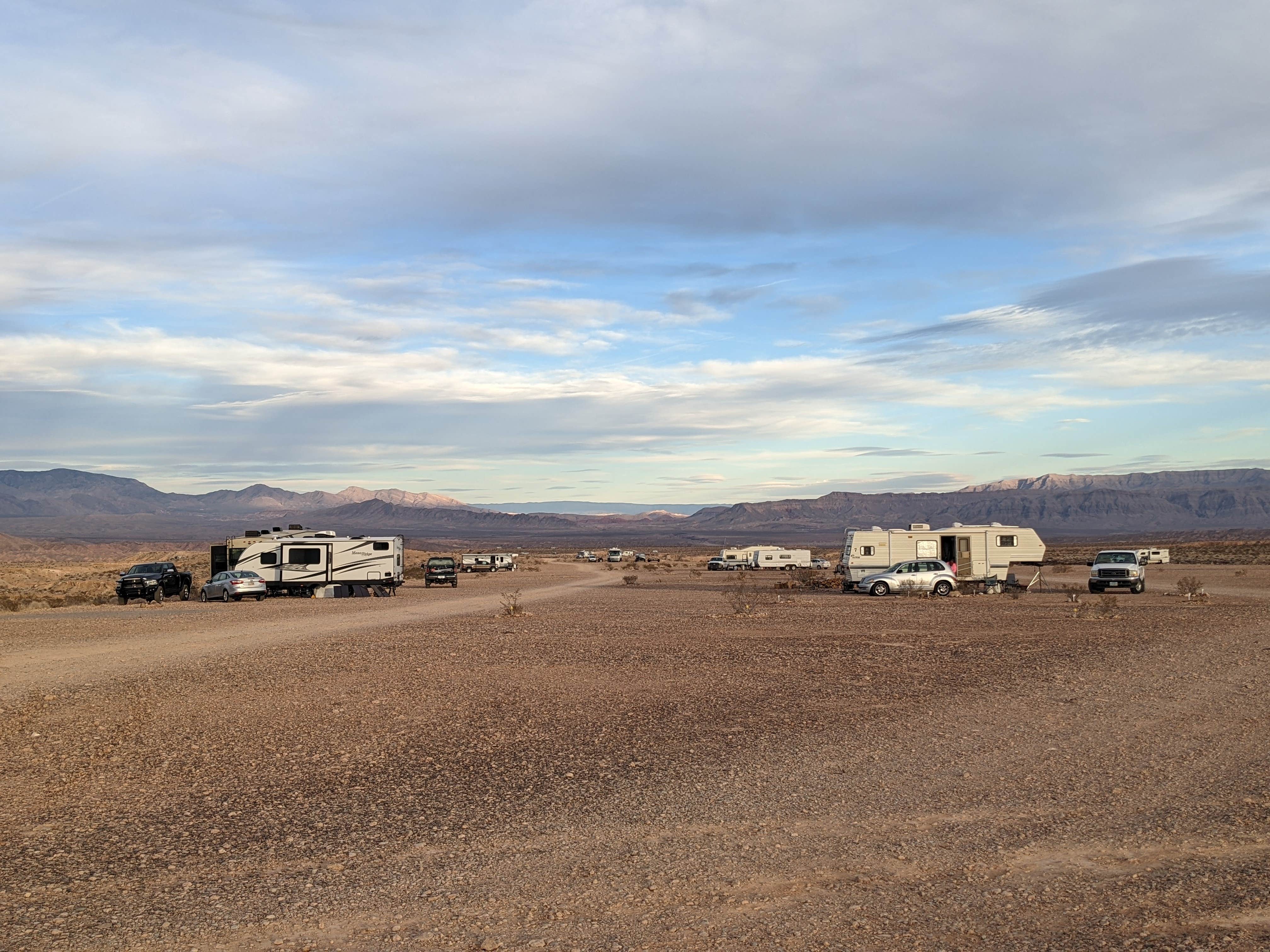 Greg L.'s photo of a dispersed camping area at Snowbird Mesa near Bunkerville, NV