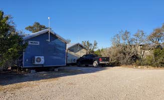 Denise V.'s photo of a cabin at Bandera Crossing Riverfront RV Park near Von Ormy, TX