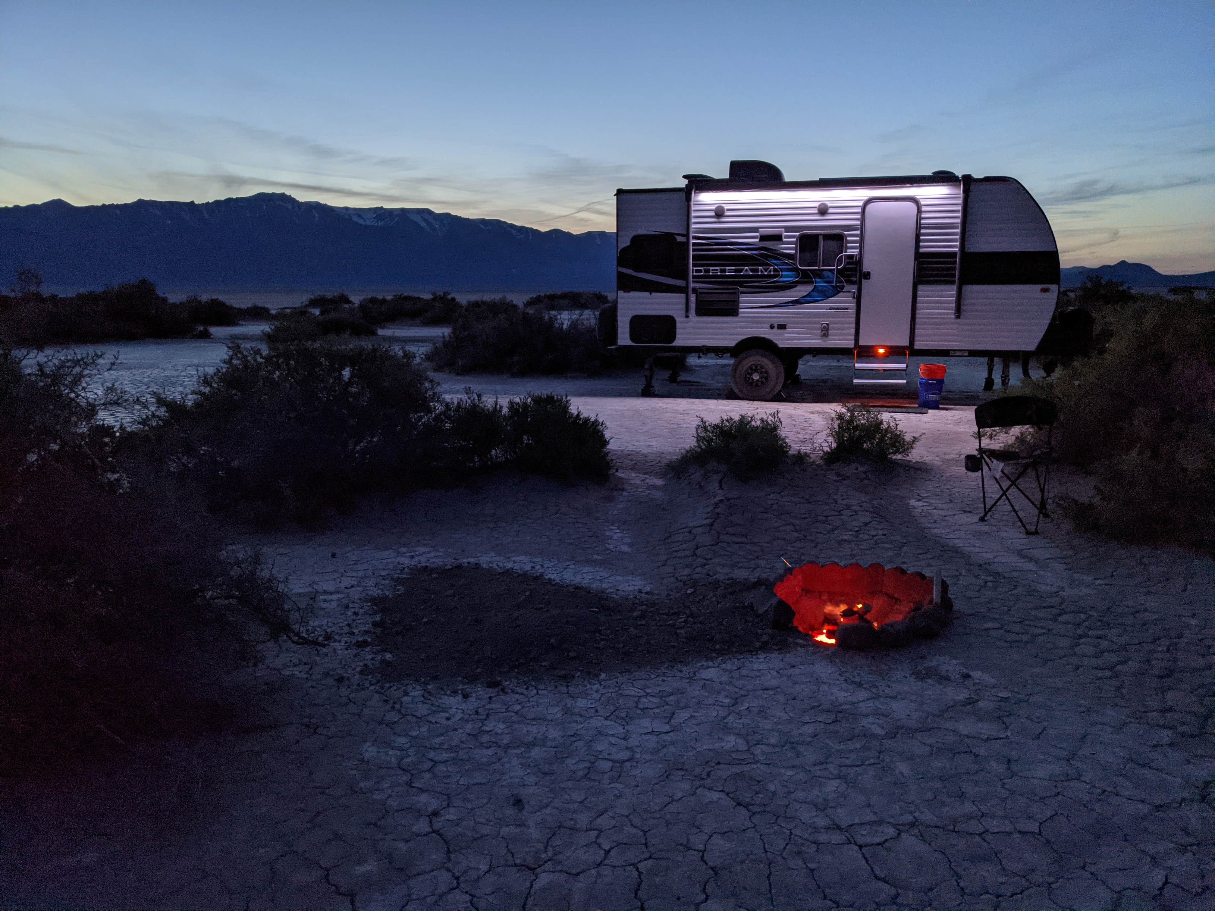 Christopher S.'s photo of rv camping at Alvord Desert near Diamond, OR