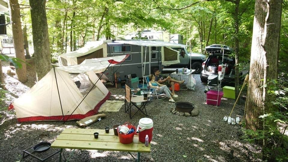 Krissy M.'s photo at Smoky Bear Campground near Cosby, TN