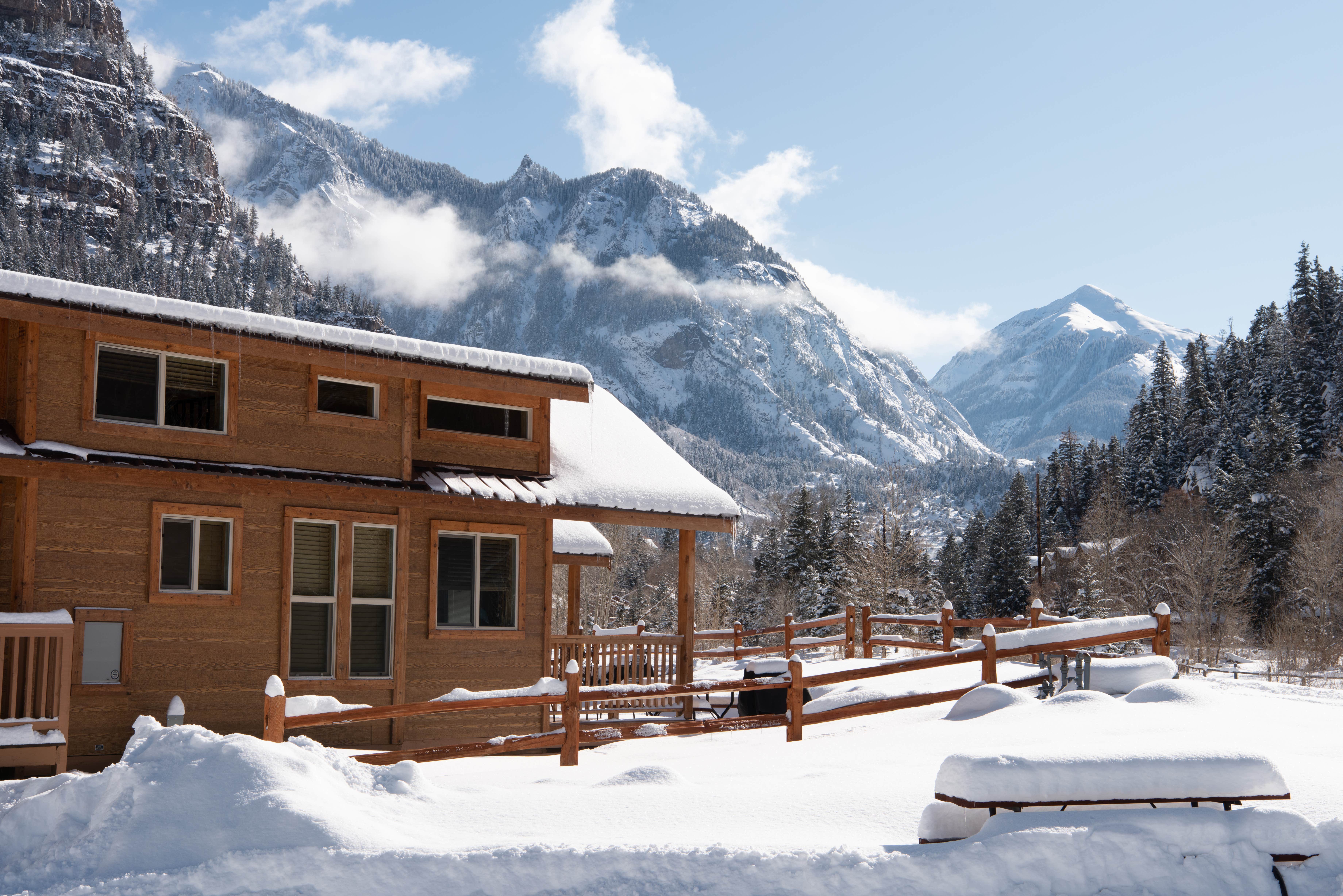 info @.'s photo of glamping accommodations at Ouray Riverside Resort near Ouray, CO