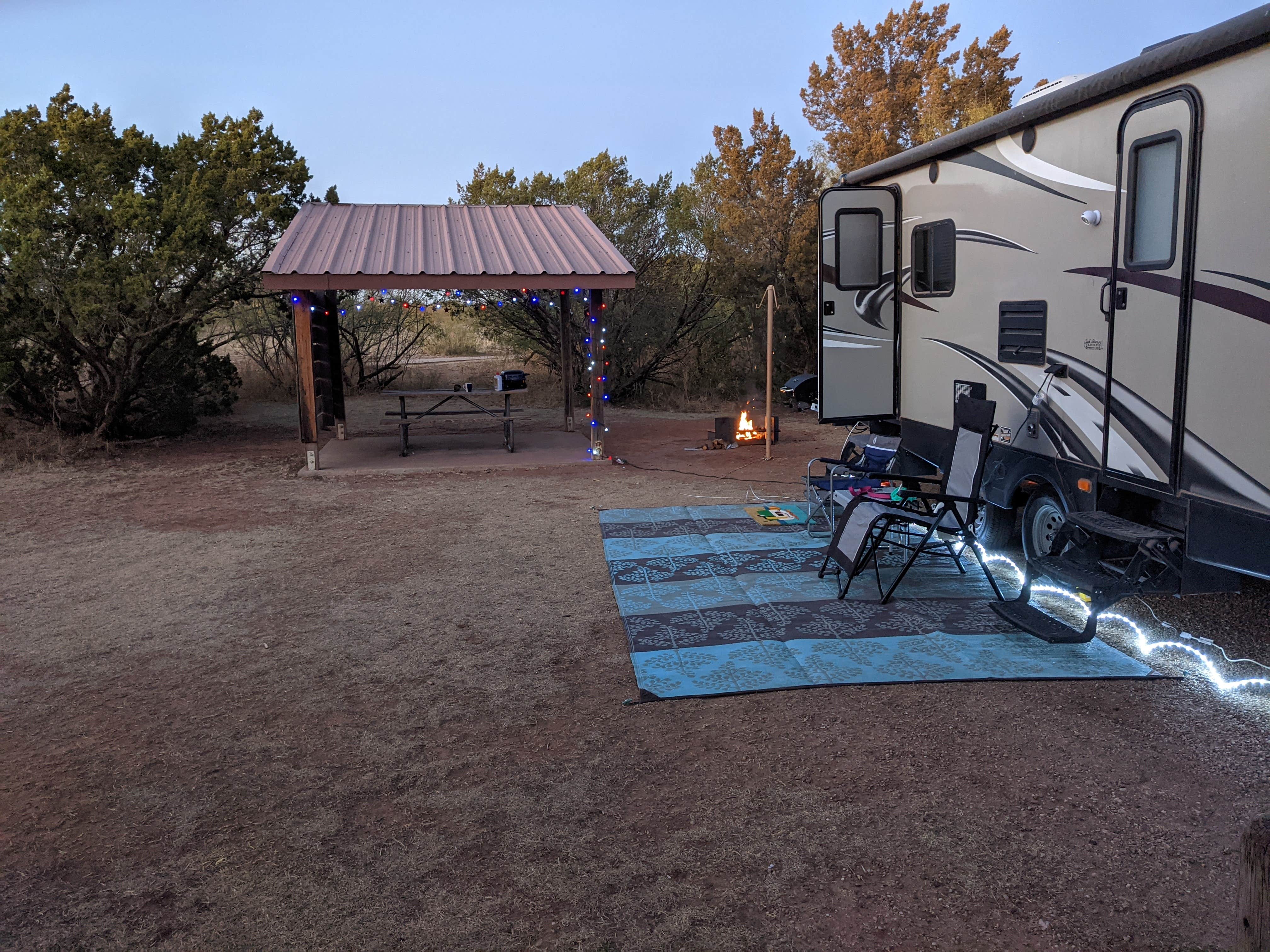 Kelly Y.'s photo of rv camping at Honey Flat Camping Area — Caprock Canyons State Park near Estelline, TX