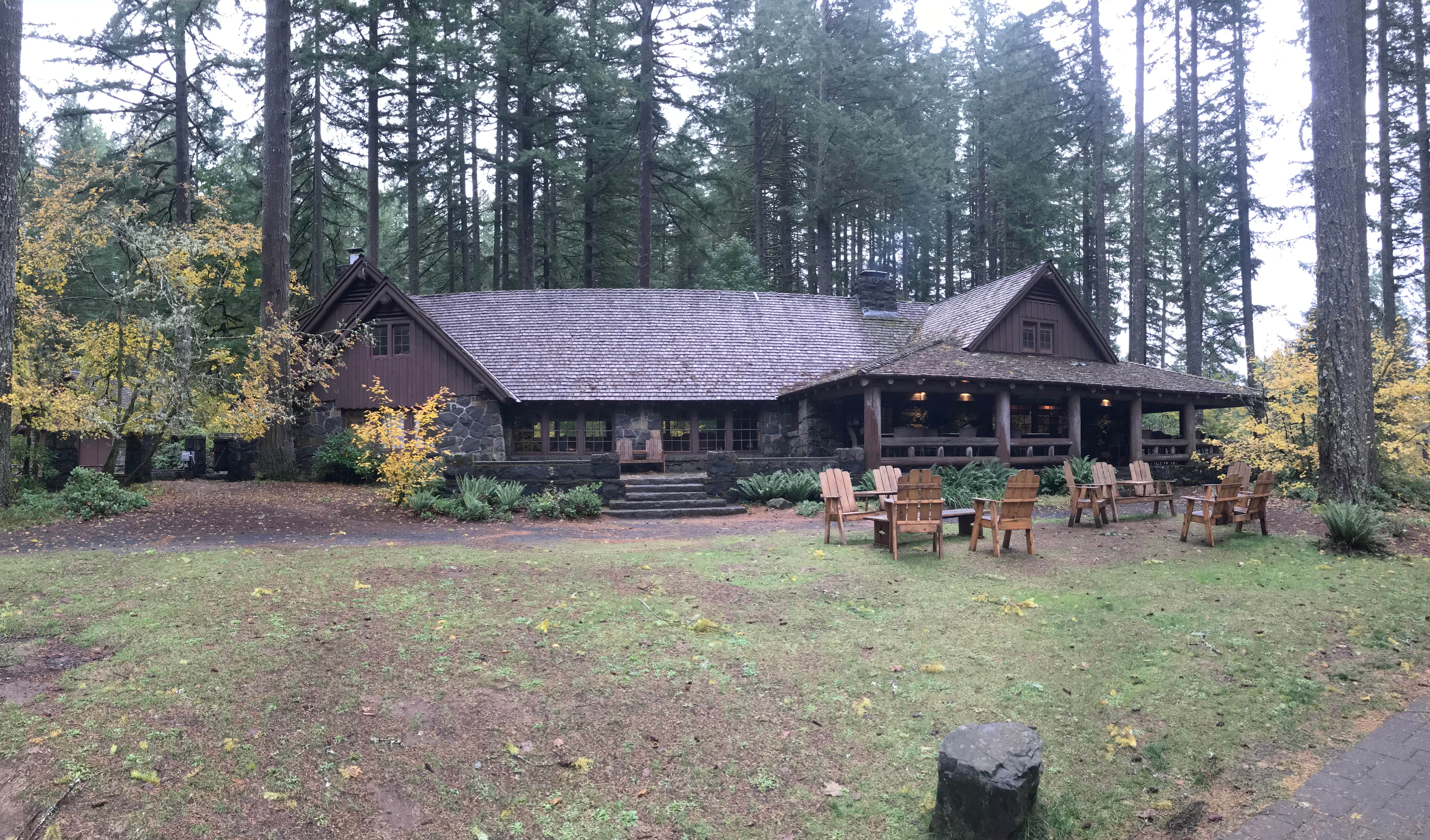 Jill T.'s photo of a cabin at Silver Falls State Park Campground near Lebanon, OR