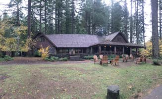 Jill T.'s photo of glamping accommodations at Silver Falls State Park Campground near Jefferson, OR