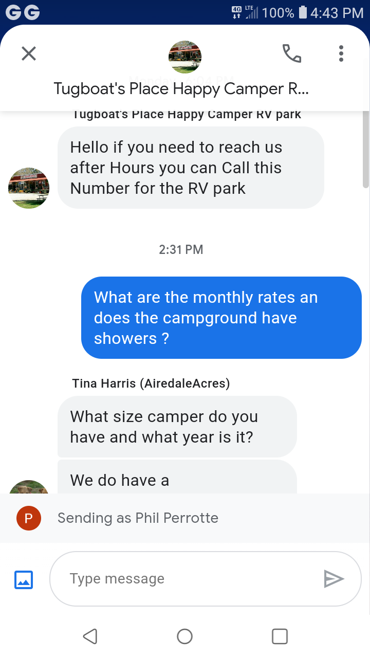 Camper-submitted photo at Tugboats Place Happy Camper RV Park near Hindsville, AR