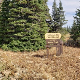 Entrance to Thompson Flat Campground