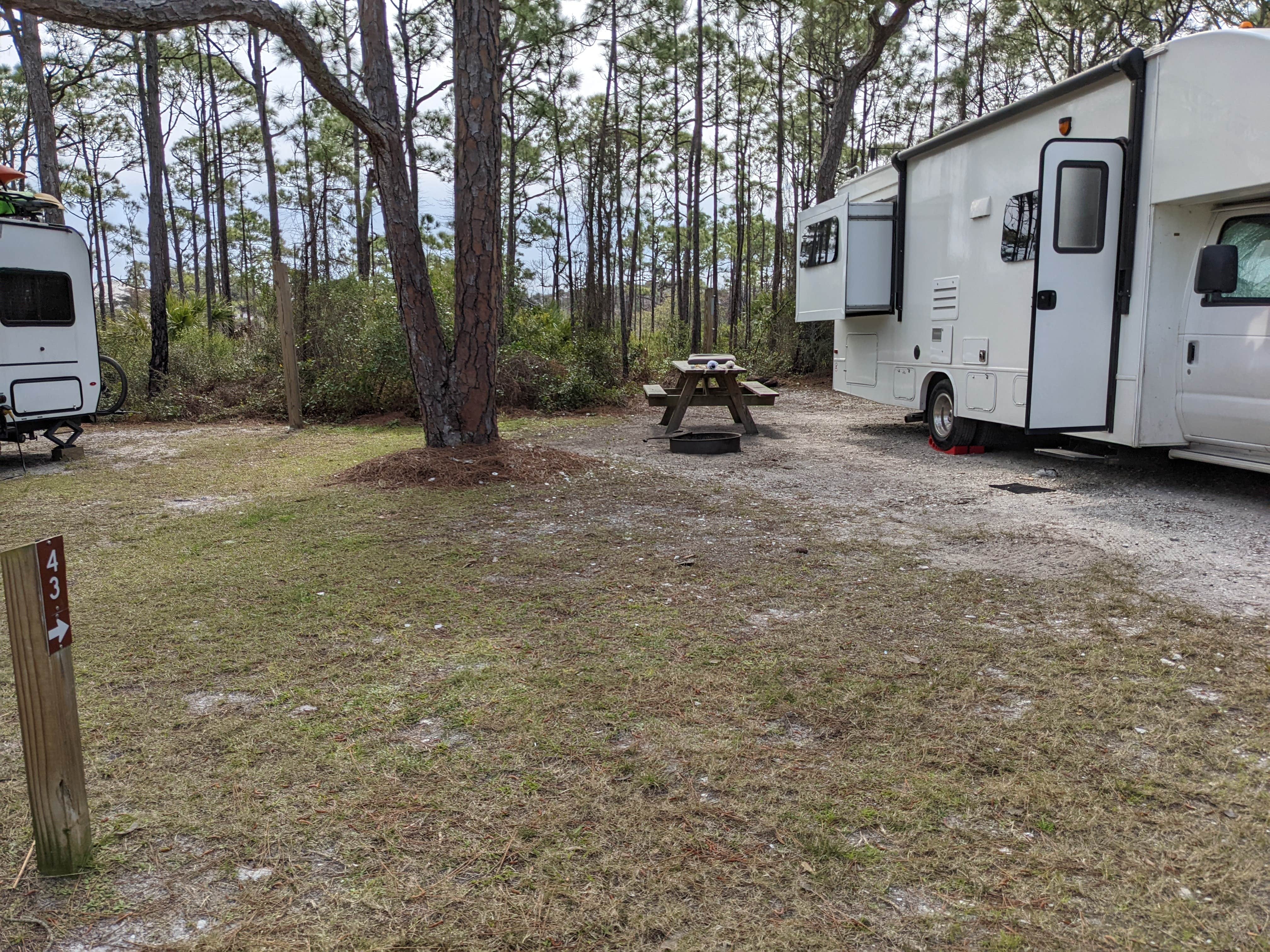 Laura M.'s photo of rv camping at Dr. Julian G. Bruce St. George Island State Park Campground near Eastpoint, FL