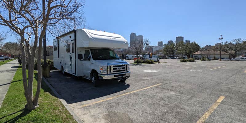 Camper submitted image from French Quarter Public Parking - Basin Lot