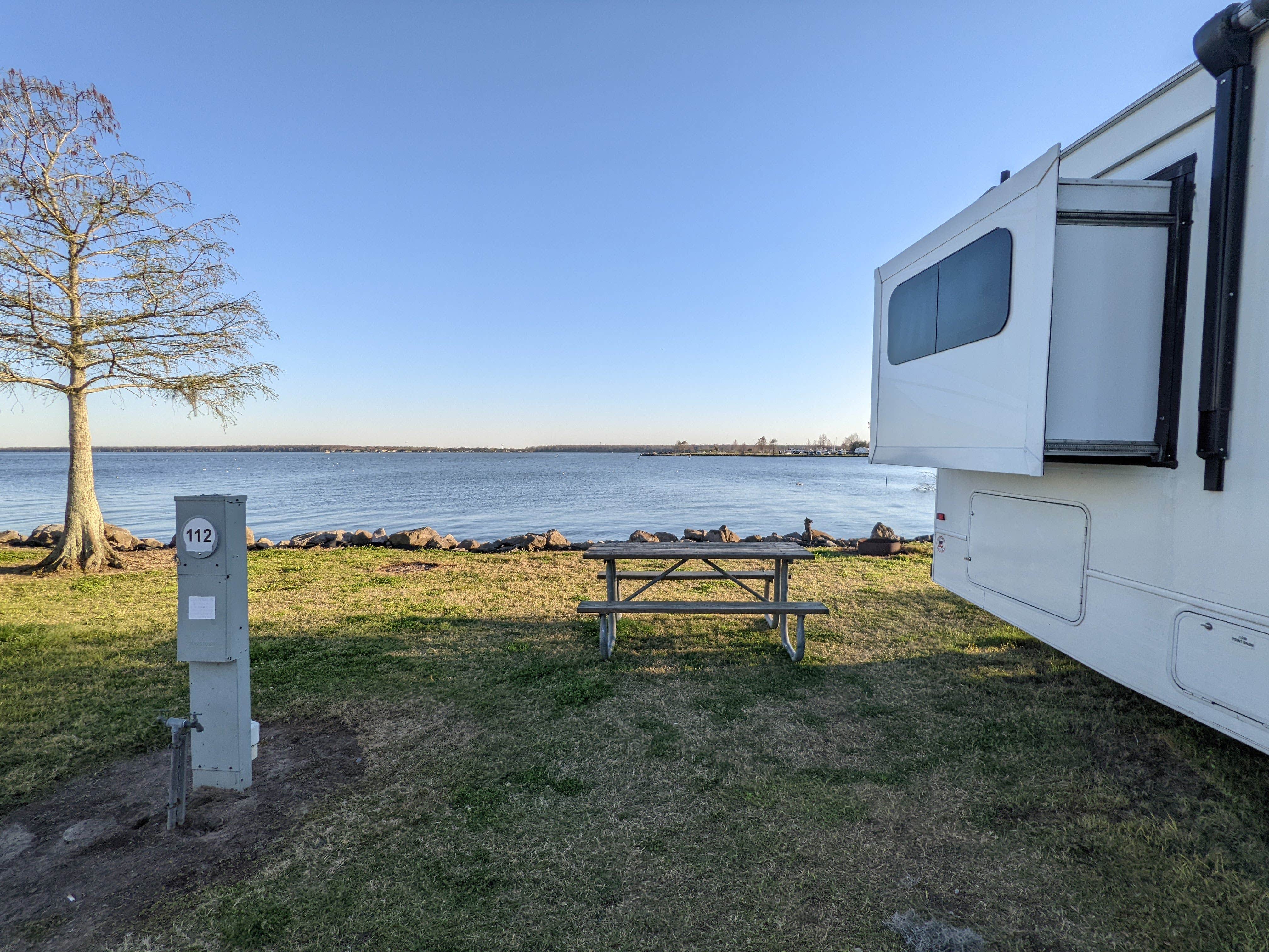 Laura M.'s photo of rv camping at Lake End Park Campground & Marina near Franklin, LA