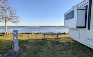 Laura M.'s photo of rv camping at Lake End Park Campground & Marina near Houma, LA