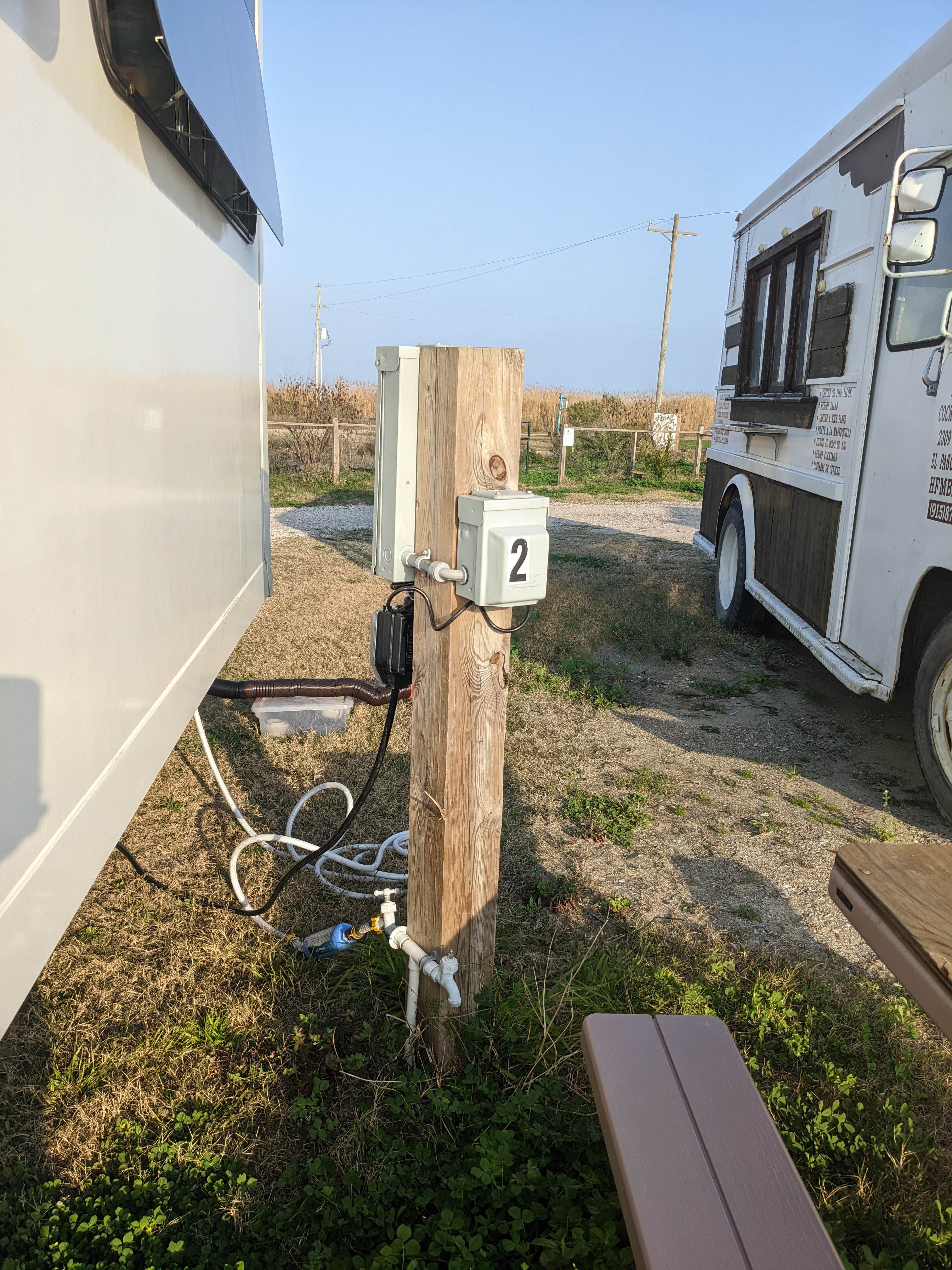 Laura M.'s photo of rv camping at Hailey's Beach-n-Bay RV Resort near Anahuac, TX
