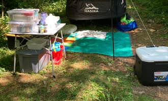 Camping near Multnomah Falls Parking Lot (Day Use): Naked Falls, North Bonneville, Washington