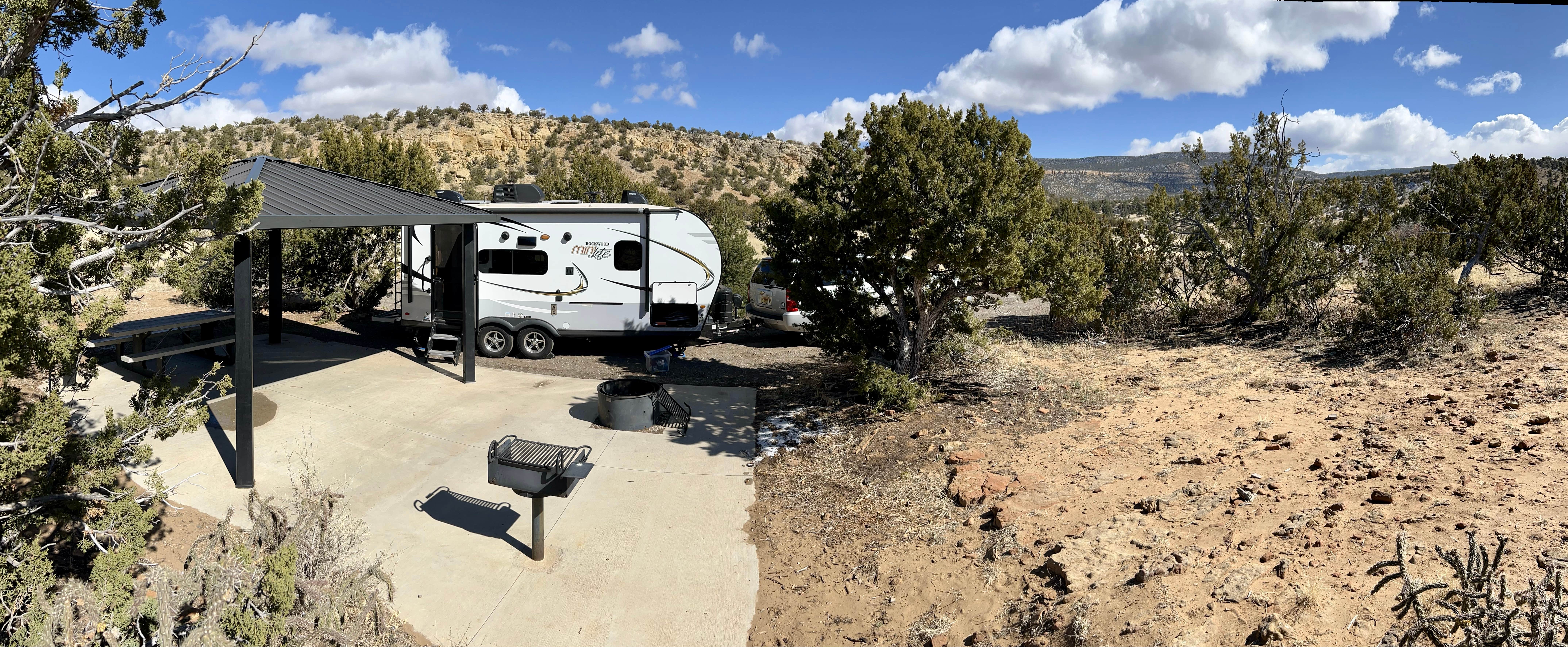 Patrick B.'s photo of rv camping at Joe Skeen Campground - El Malpais NCA near Prewitt, NM