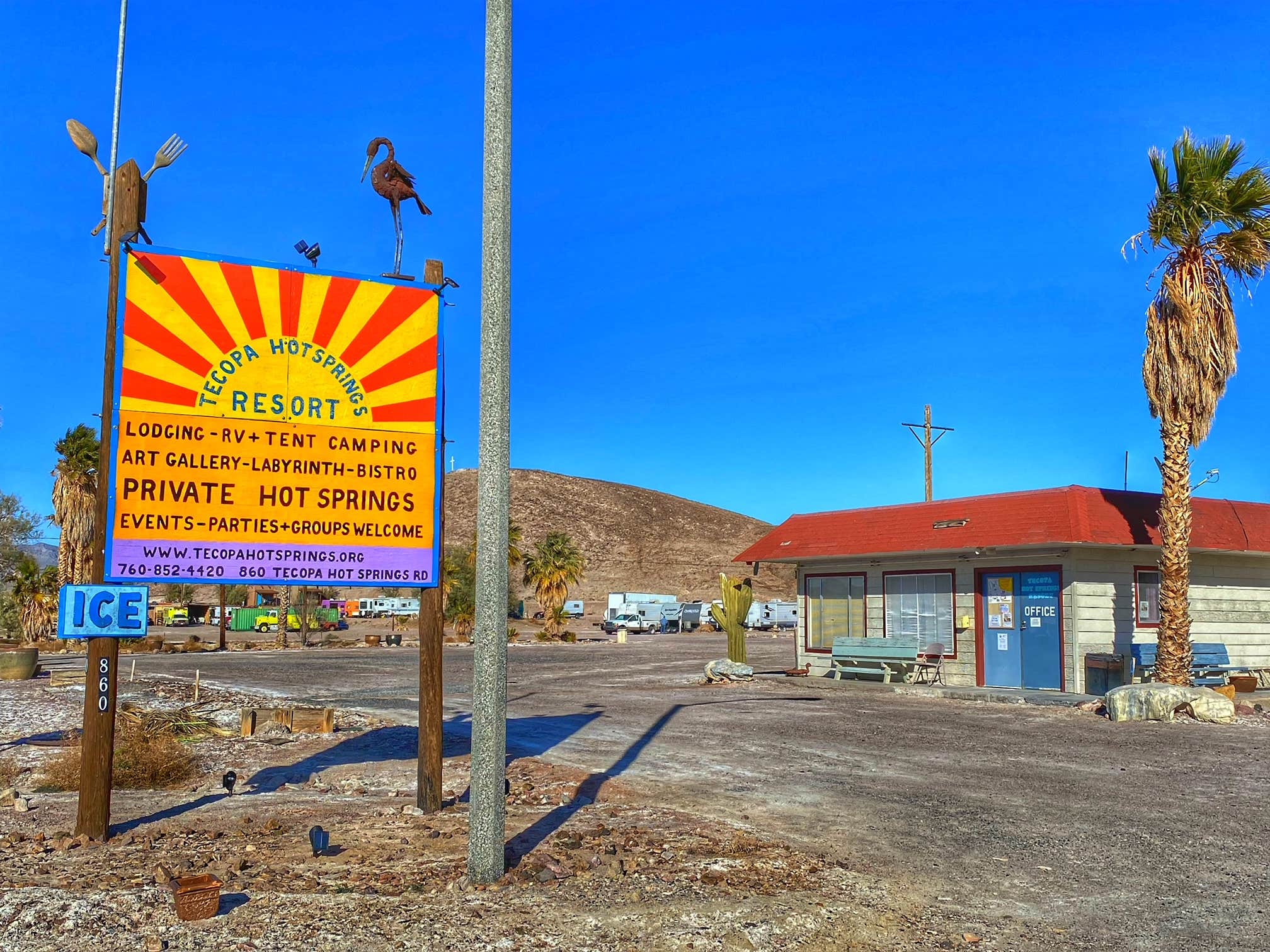 Camper-submitted photo at Tecopa Hot Springs Resort near Tecopa, CA