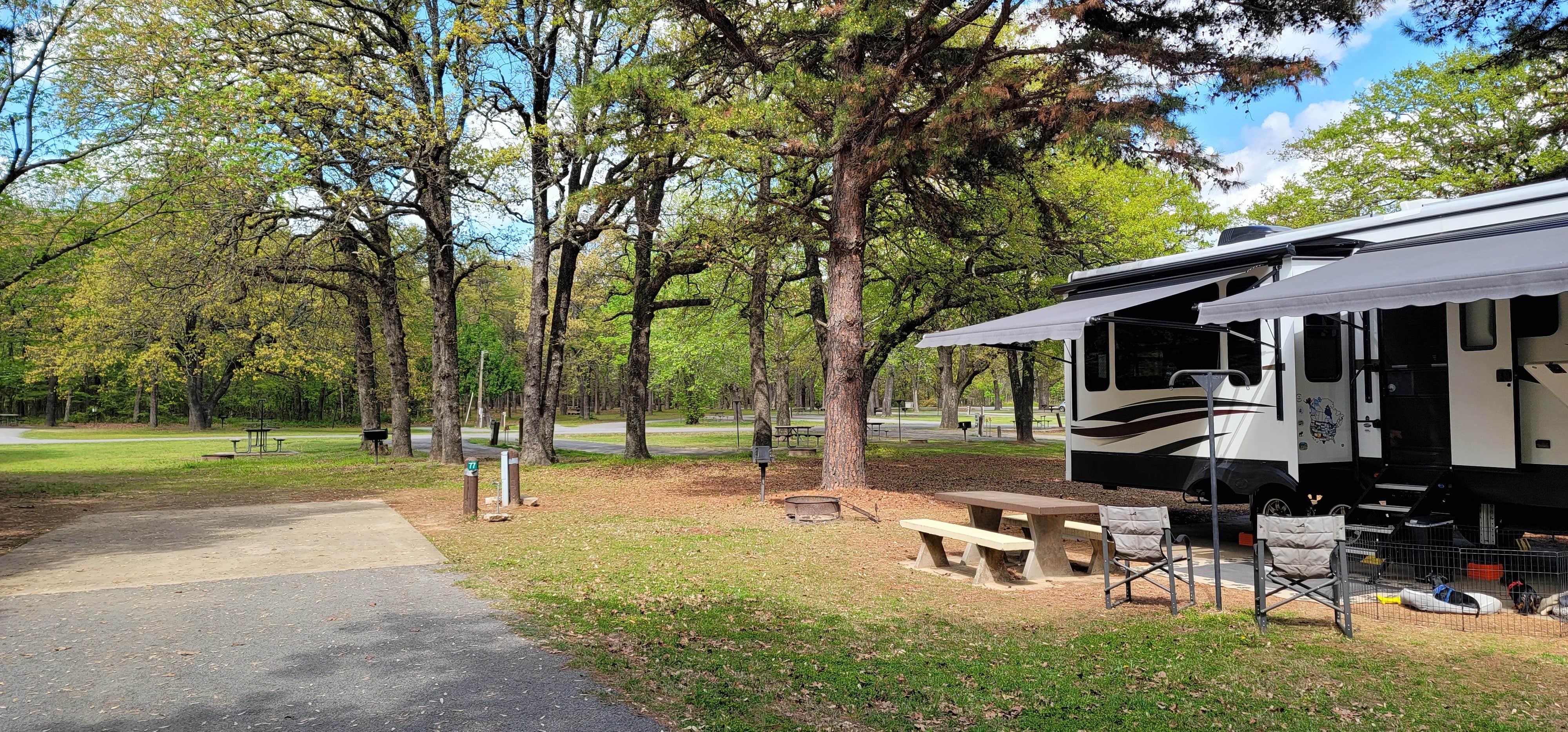 Camper-submitted photo at Deep Fork Campground — Lake Eufula State Park near Eufaula Lake