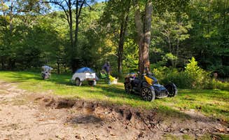 Heather P.'s photo of a dispersed camping area at Elk River Dispersed camping near Marlinton, WV