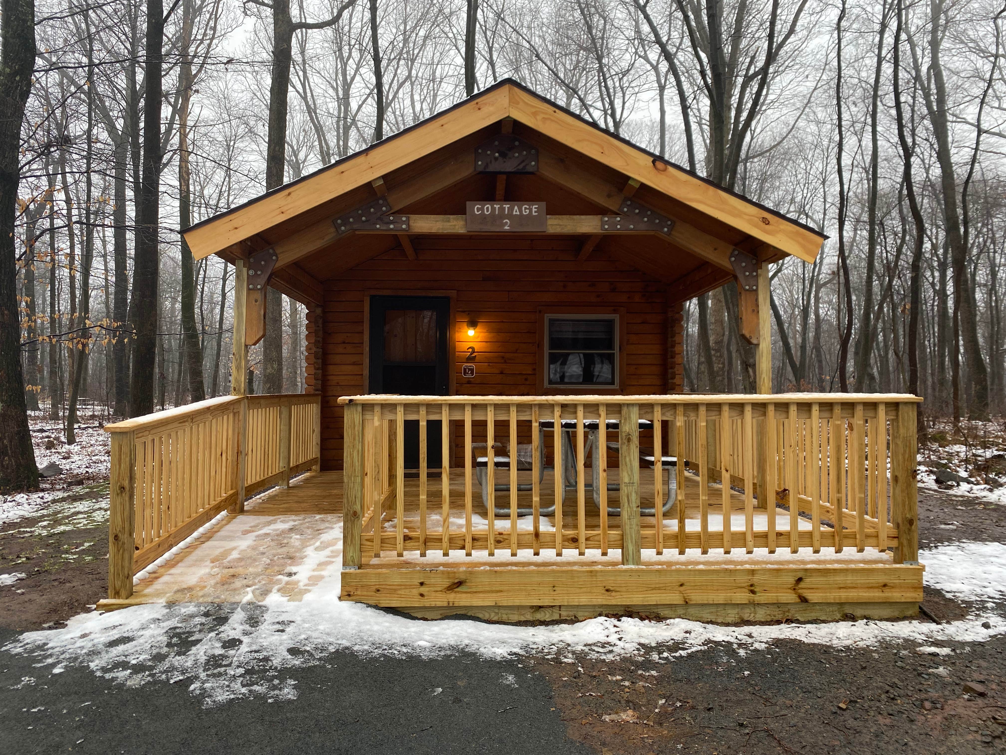MsTrailBlazer 🏔.'s photo of glamping accommodations at French Creek State Park Campground near Cherry Hill Mall, NJ