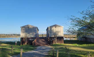 Kloee S.'s photo of glamping accommodations at Meaher State Park Campground near Perdido Key, FL