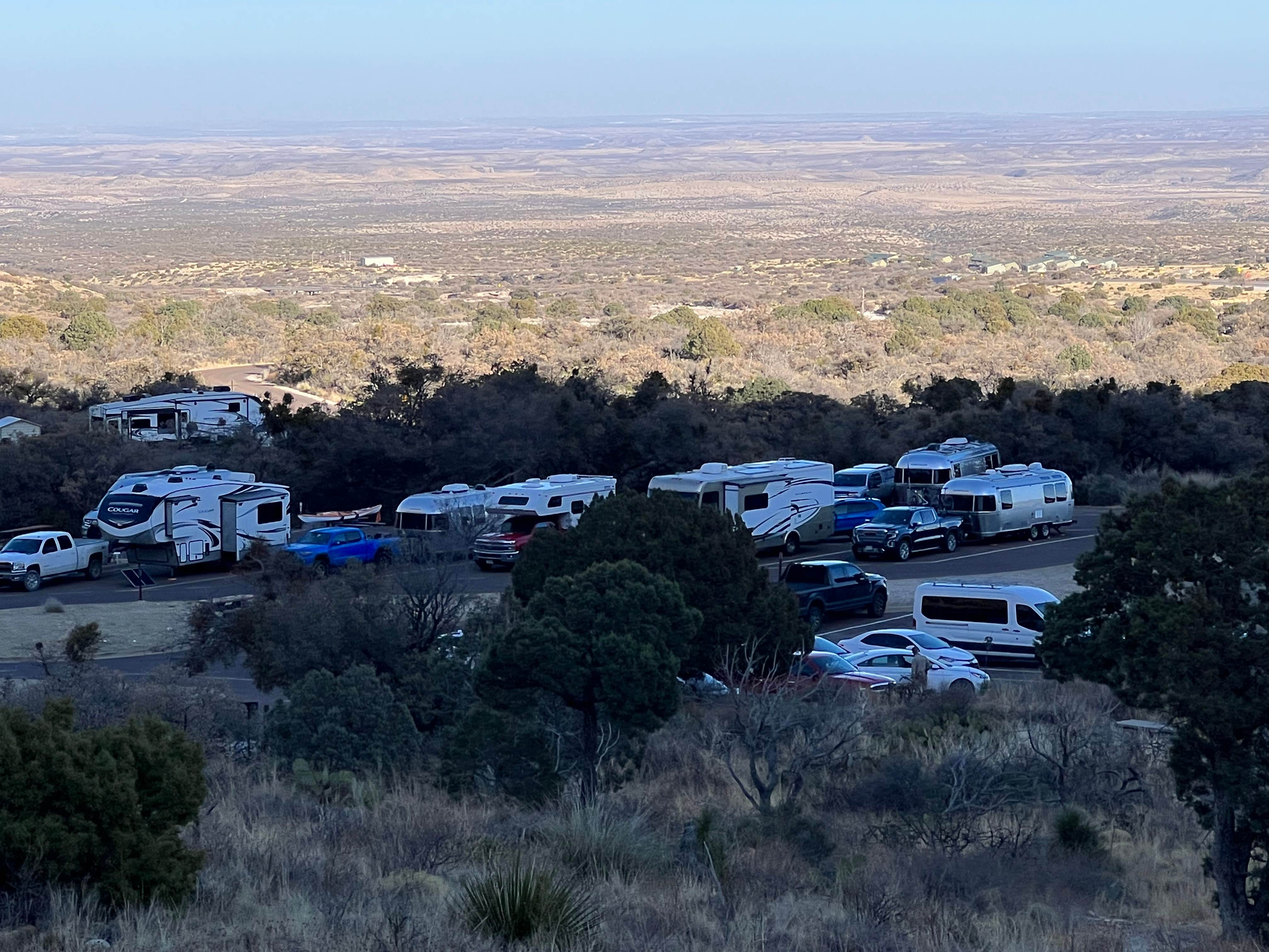 Camping near Mckittrick Ridge Wilderness Campground — Guadalupe Mountains National Park: Pine Springs Campground, Salt Flat, Texas