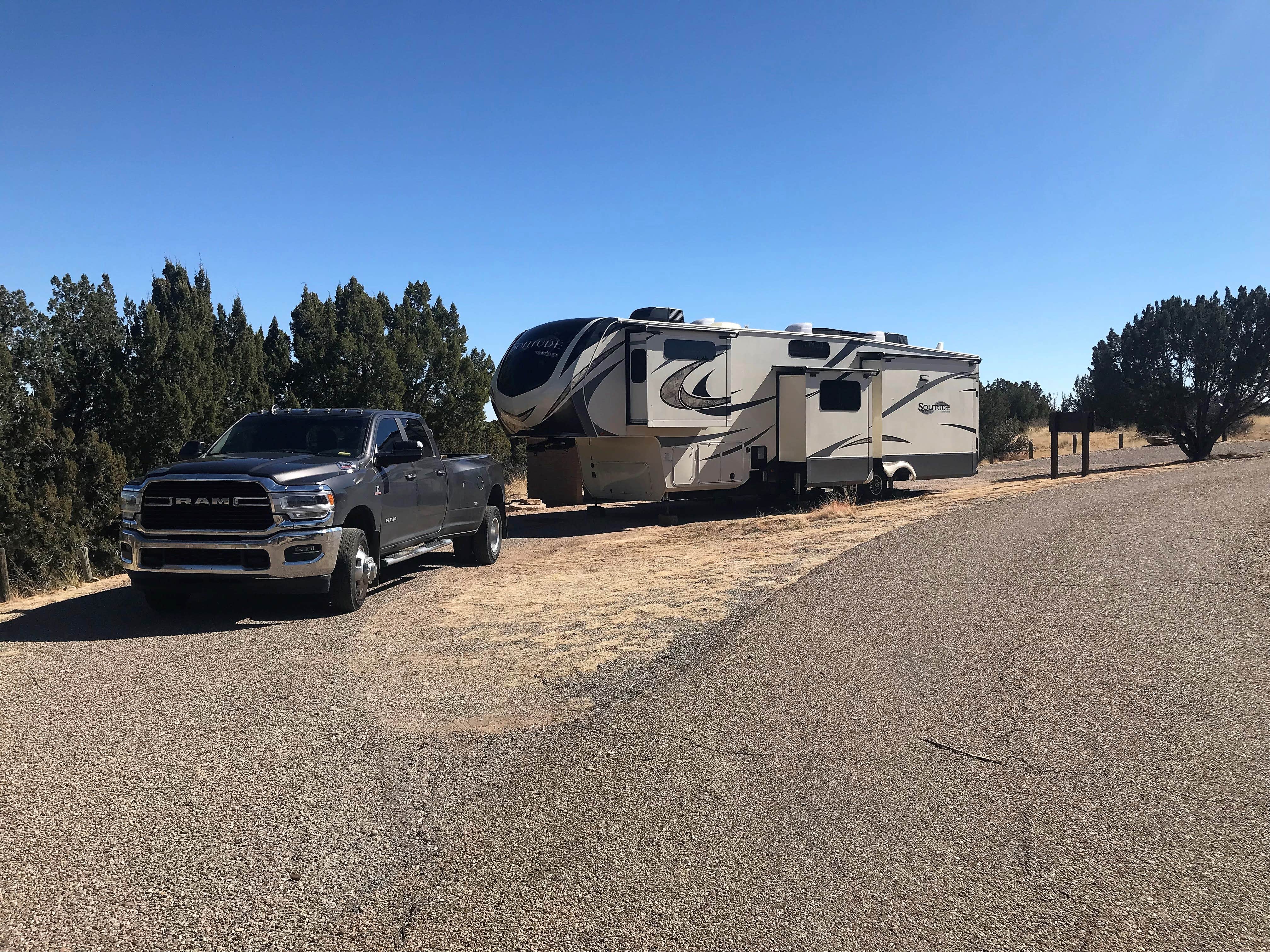 Lawrence P.'s photo of rv camping at Rocky Point Campground — Santa Rosa Lake State Park near Fort Sumner, NM