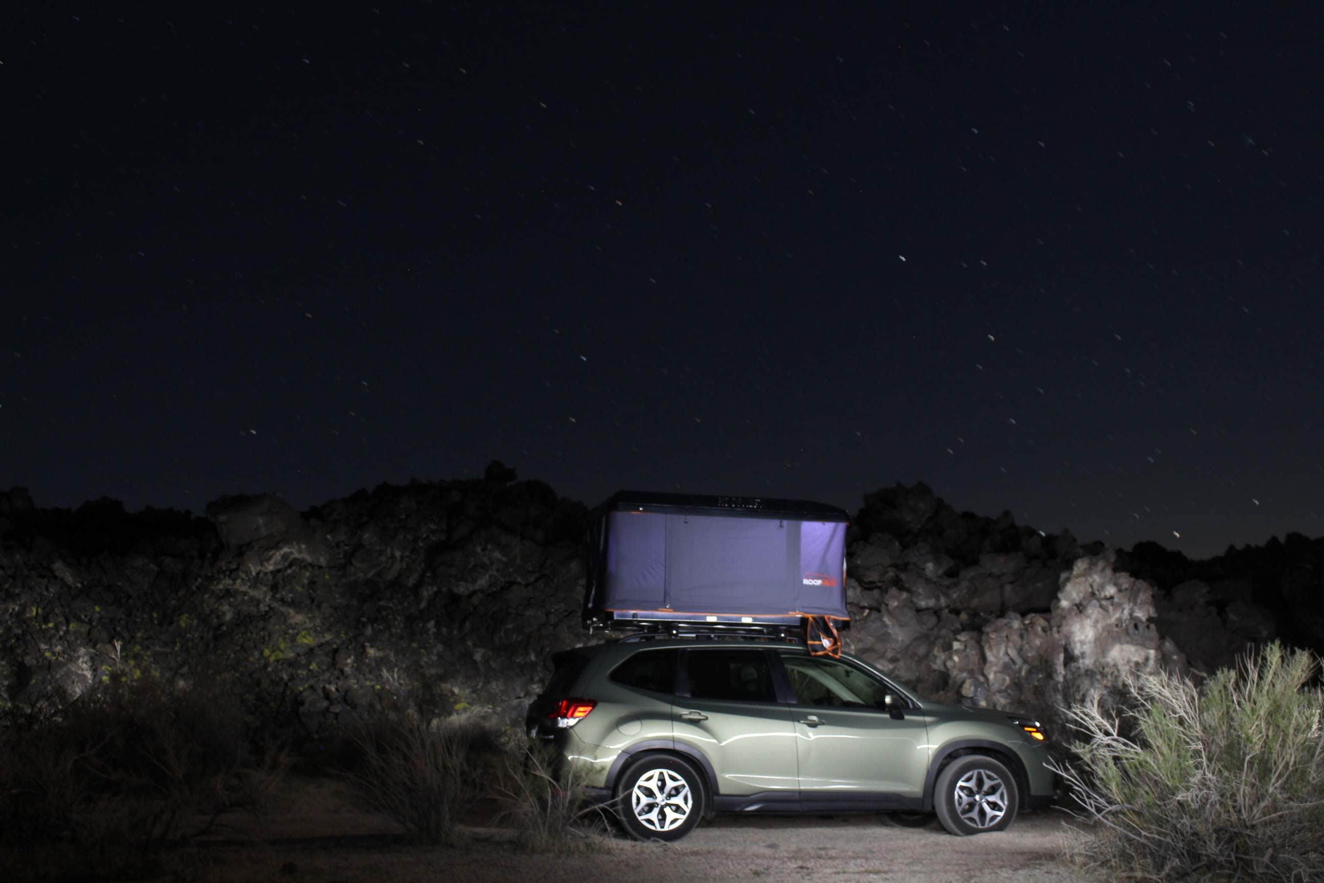 Camper-submitted photo at Indian Springs near lava field — Mojave National Preserve near Baker, CA
