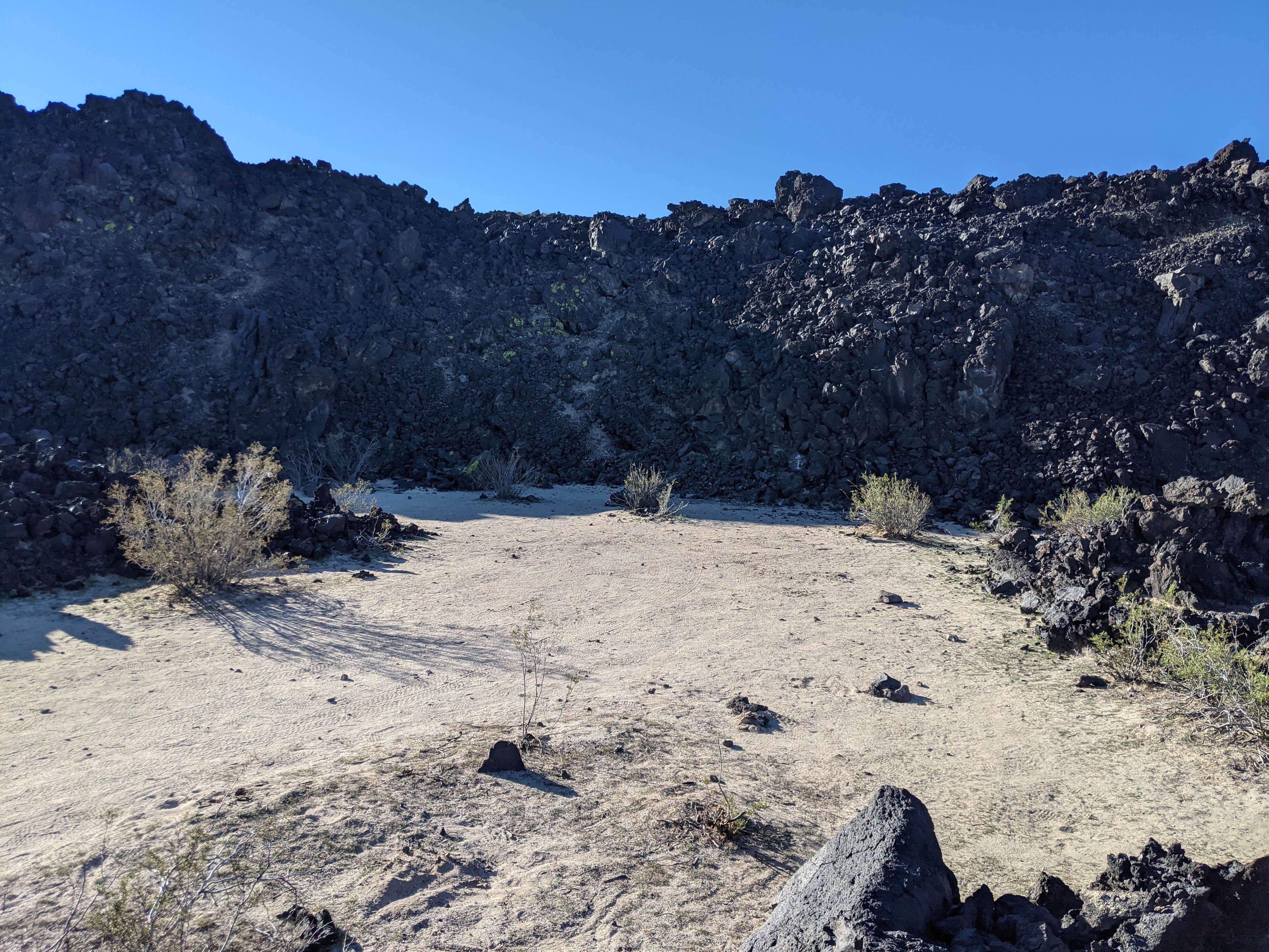 Camper-submitted photo at Indian Springs near lava field — Mojave National Preserve near Baker, CA