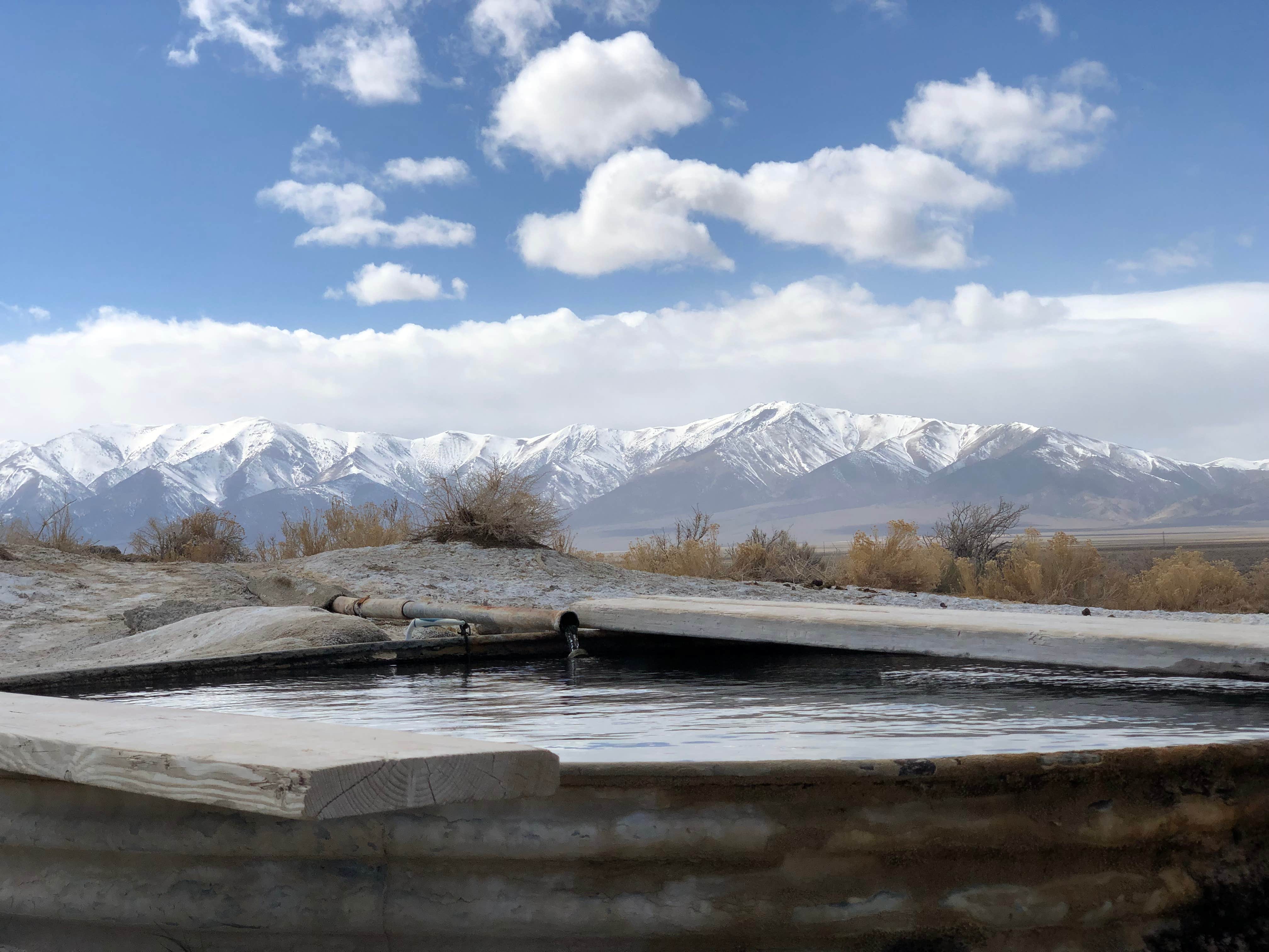 TC A.'s photo of a dispersed camping area at Spencer Hot Springs near Round Mountain, NV