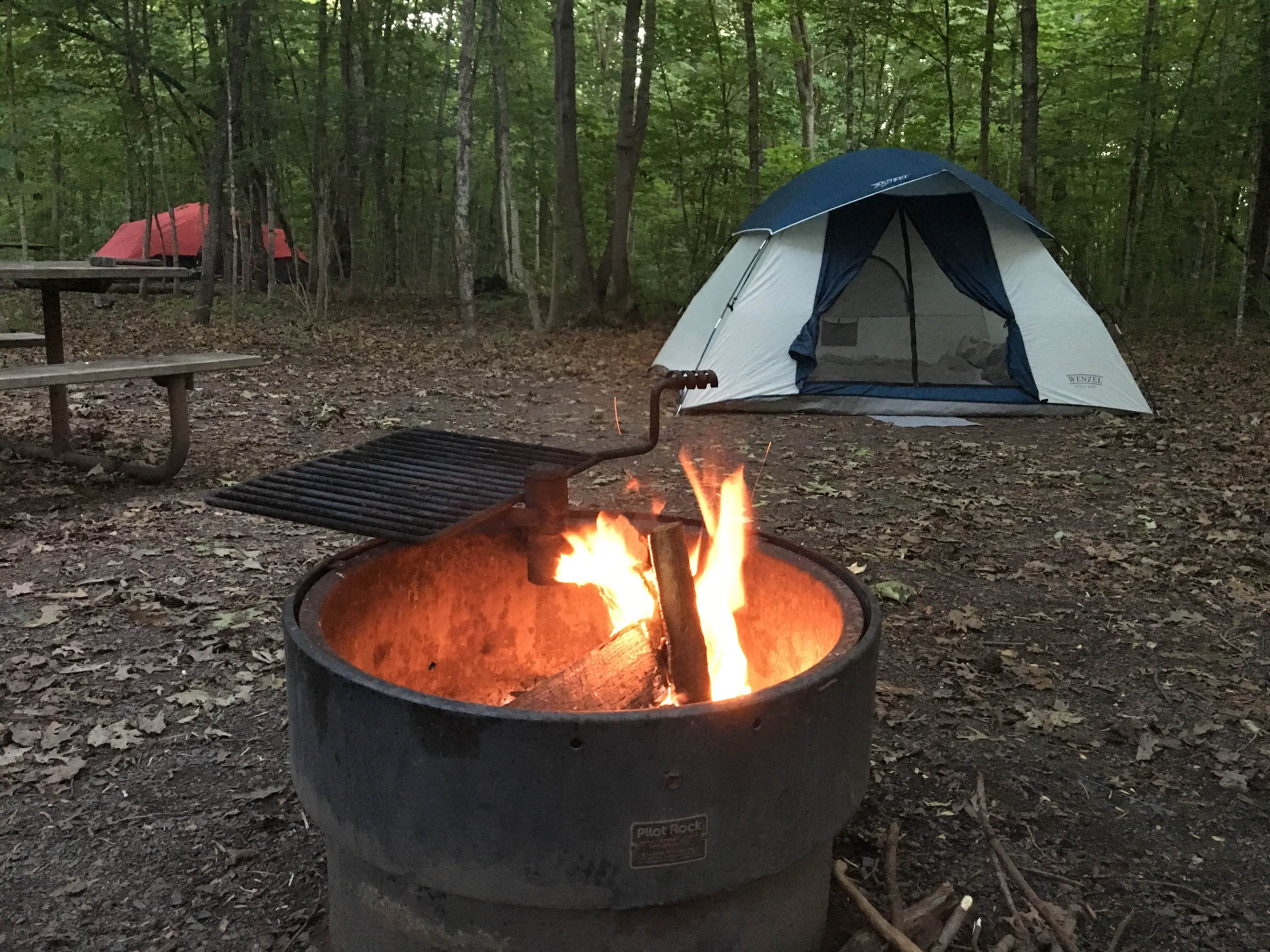 Jen H.'s photo of tent camping at William O'Brien State Park Campground near Savage, MN